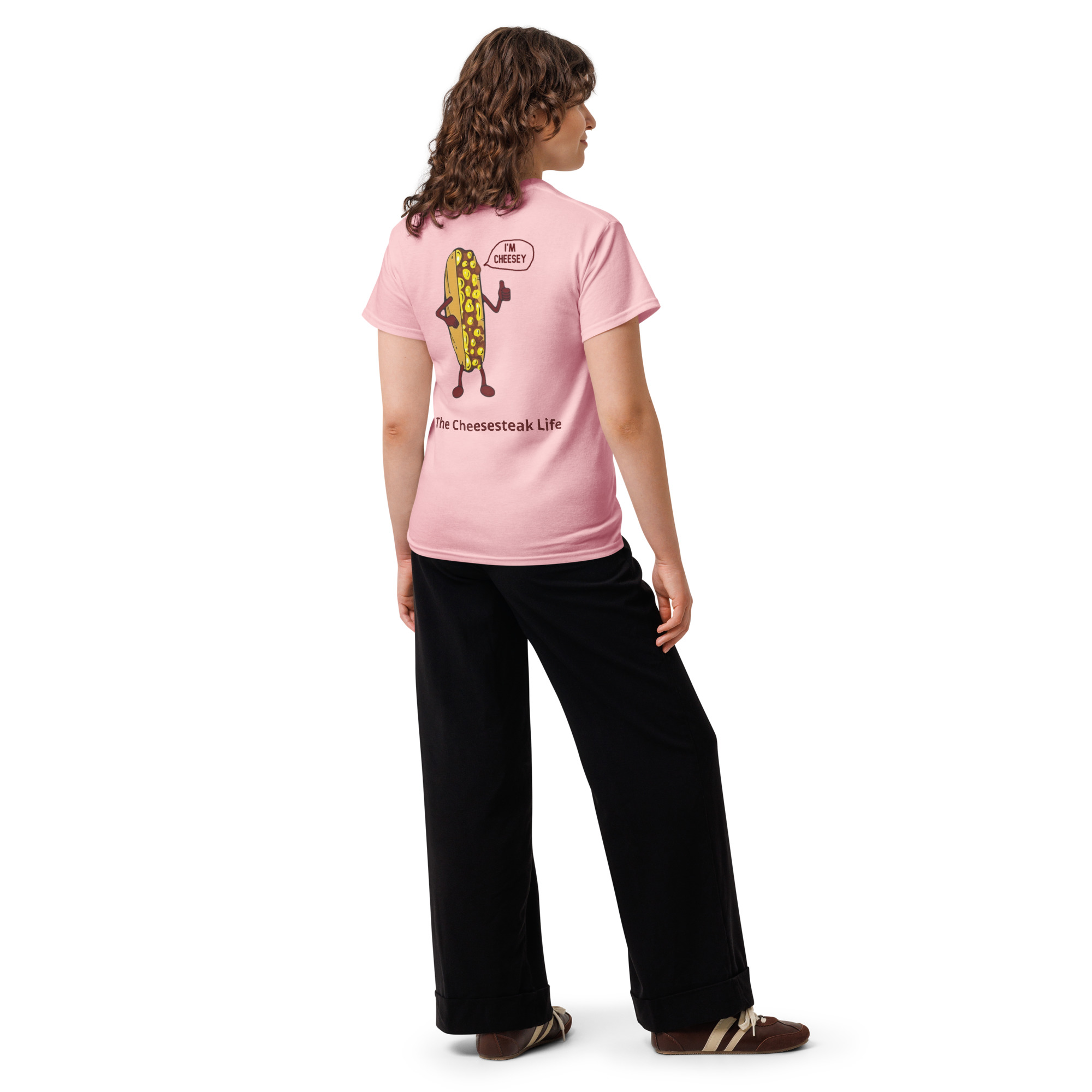 T-shirt - Cheesesteak Life - Amigo Dan - Mr. Cheesey on back - Image 17