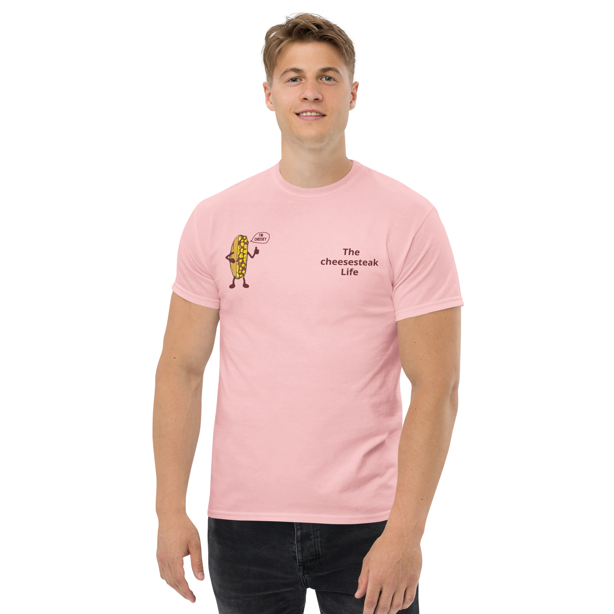 T-shirt - Cheesesteak Life - Amigo Dan - Cheesey Beach on back - Image 28