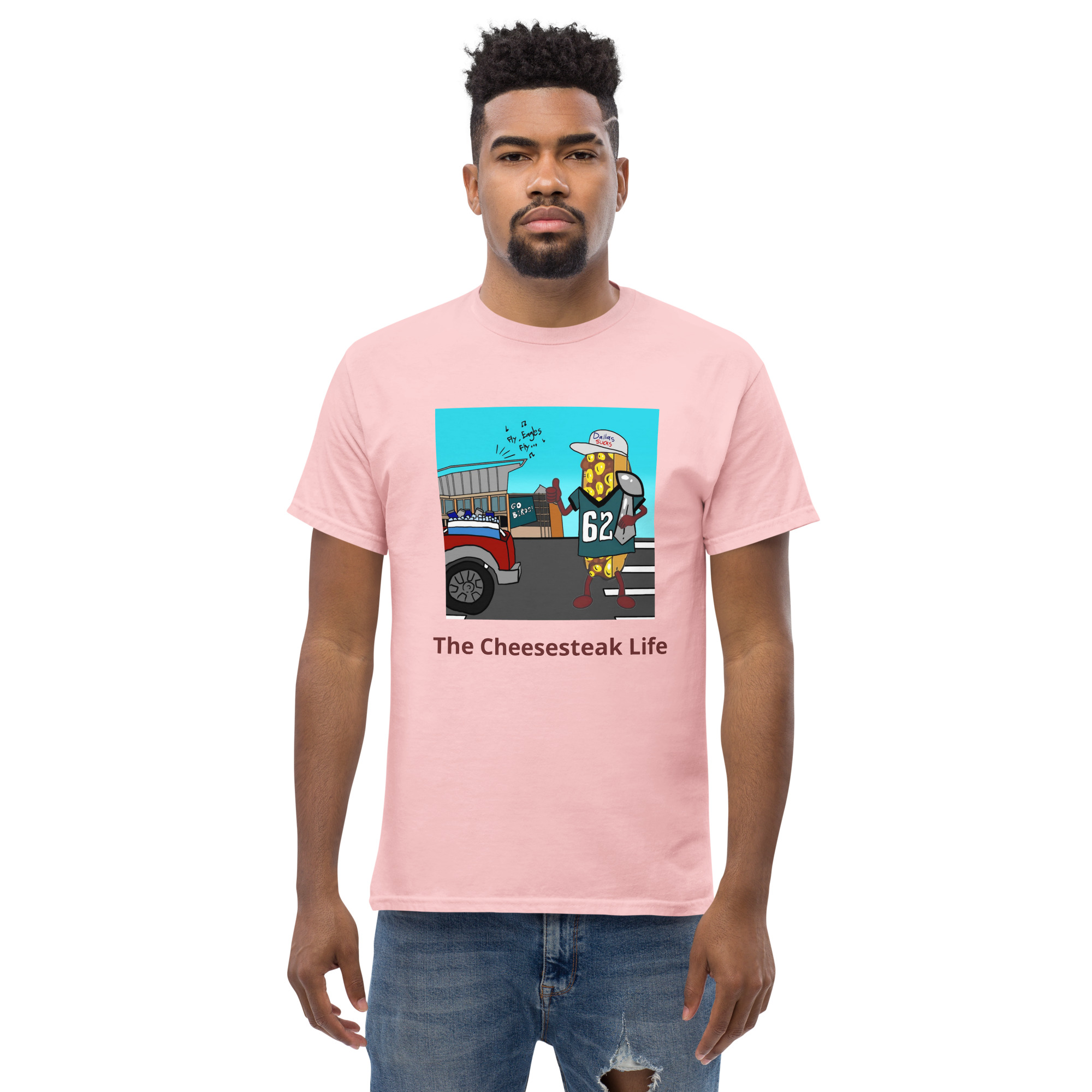 T-shirt - Cheesesteak life - Cheesey Eagles Fan - Image 50