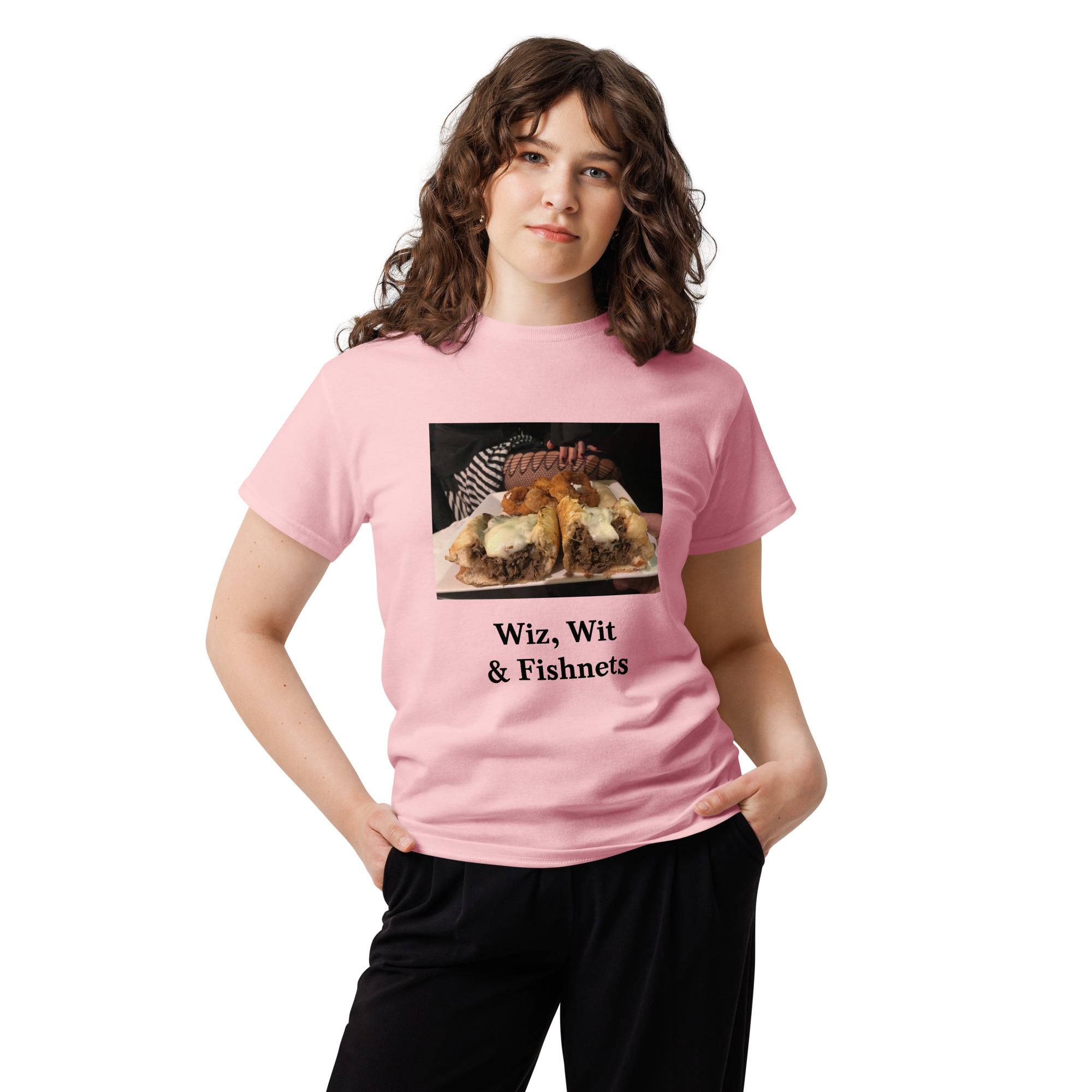 T-shirt - Cheesesteak life - Cheesey Wit, Wit & Fishnets - Image 11