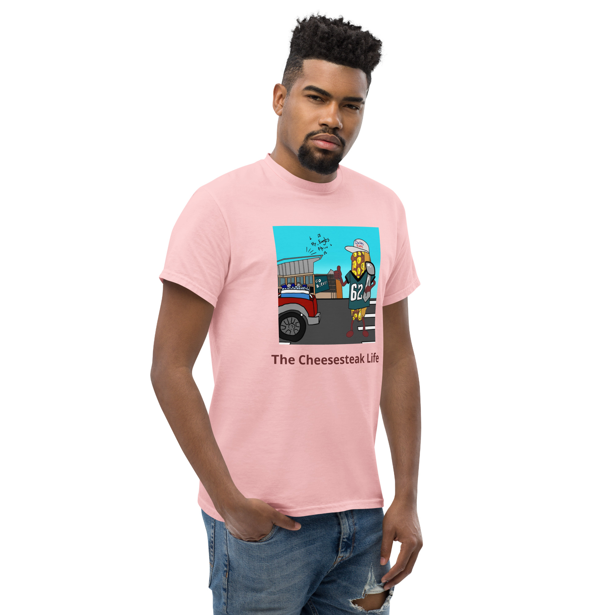T-shirt - Cheesesteak life - Cheesey Eagles Fan - Image 56
