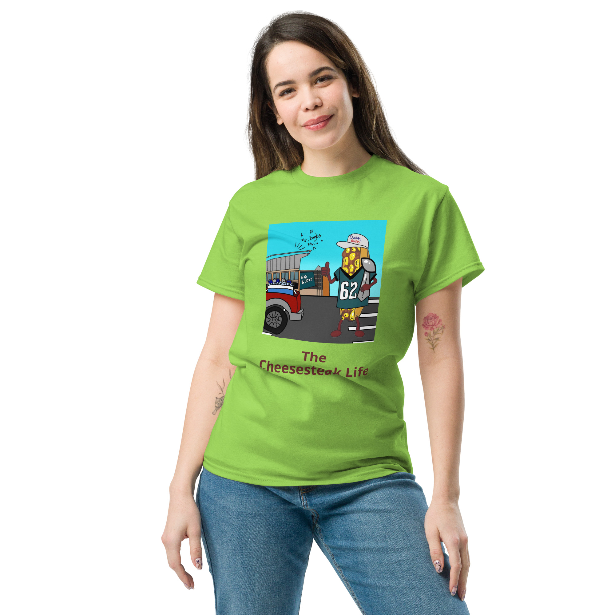 T-shirt - Cheesesteak life - Cheesey Eagles fan - Image 9