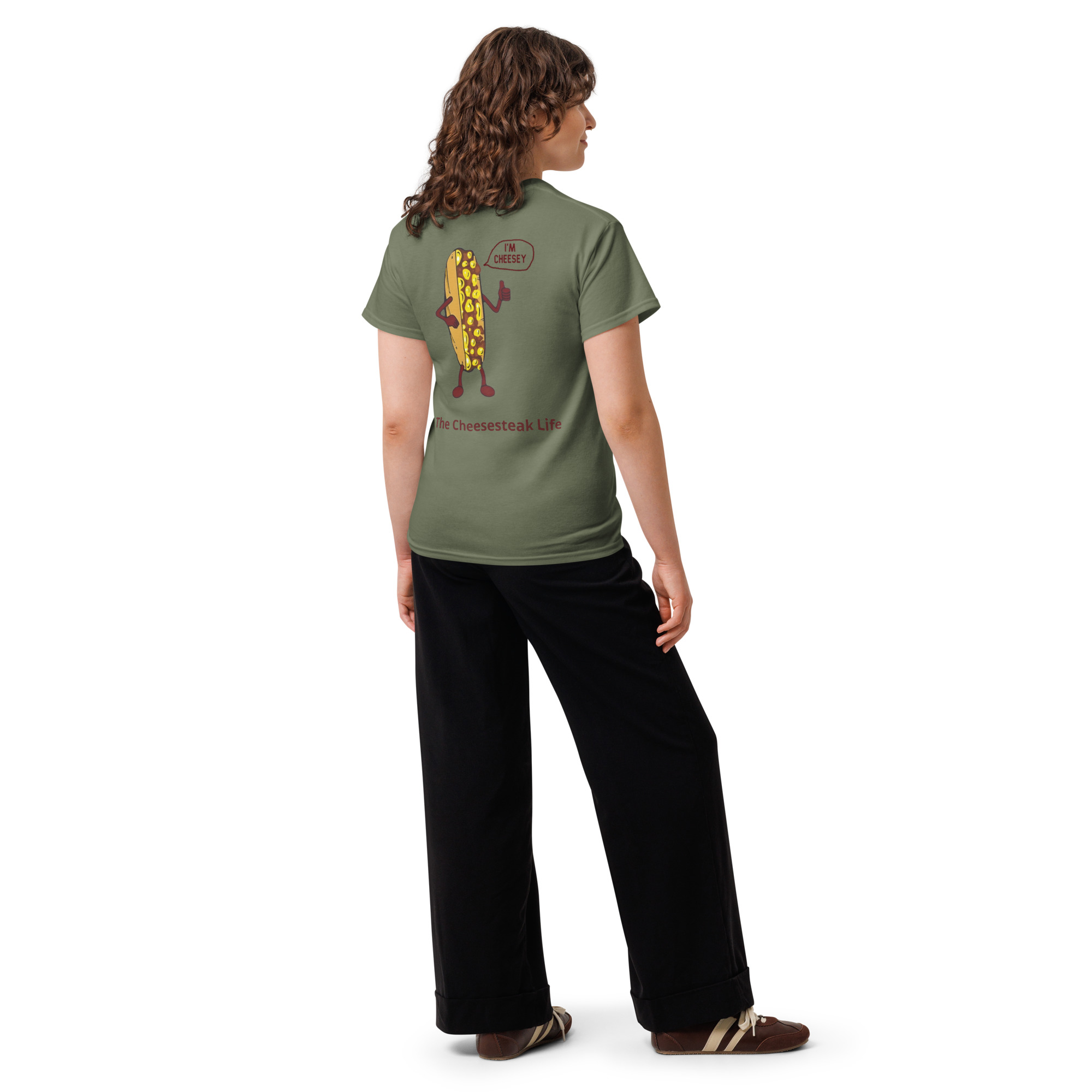 T-shirt - Cheesesteak Life - Amigo Dan - Mr. Cheesey on back - Image 7
