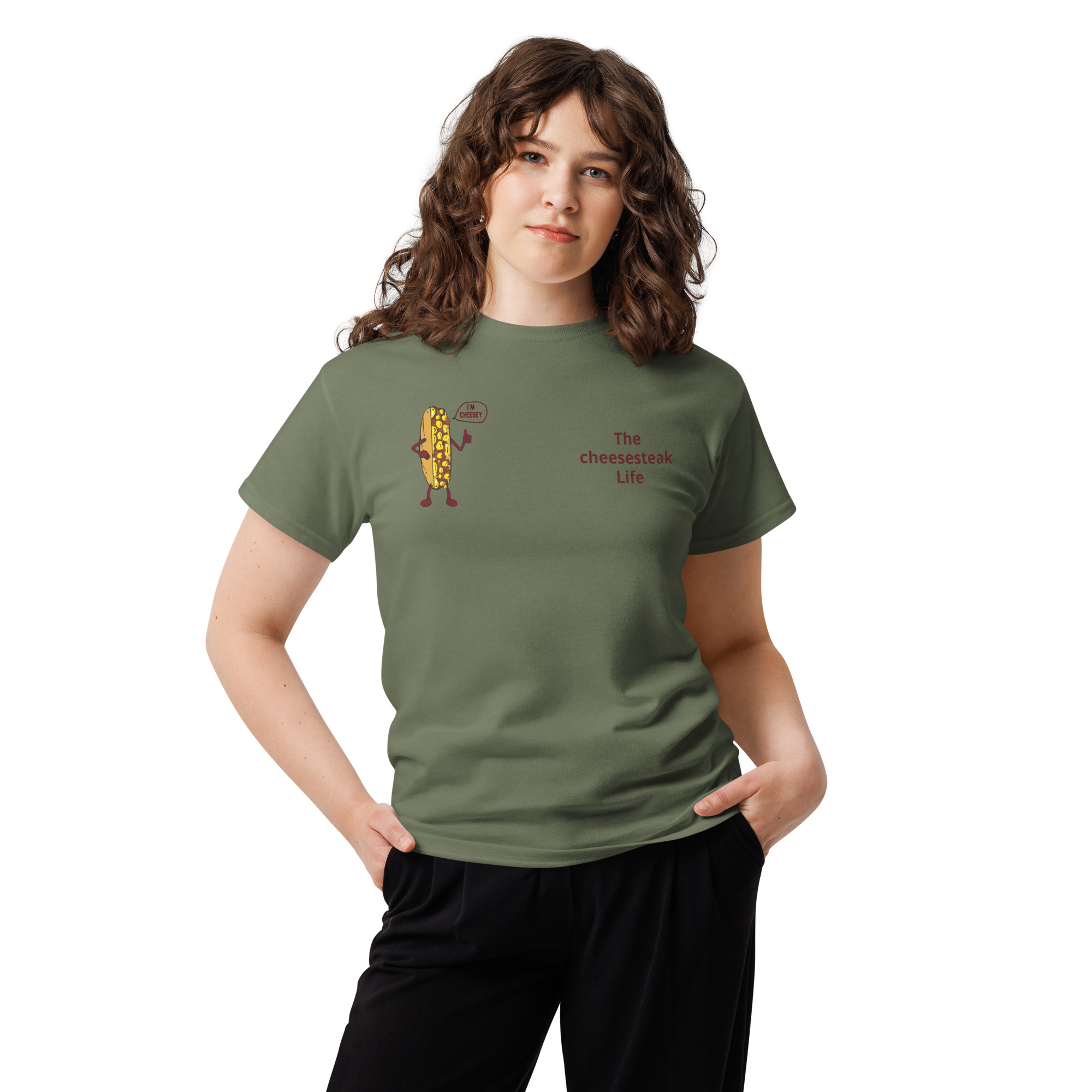 T-shirt - Cheesesteak Life - Amigo Dan - Mr. Cheesey on back - Image 8