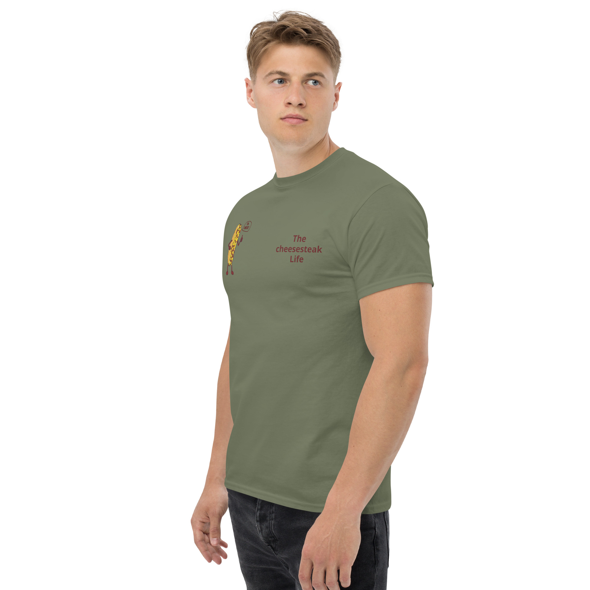 T-shirt - Cheesesteak Life - Amigo Dan - Cheesey Beach on back - Image 15