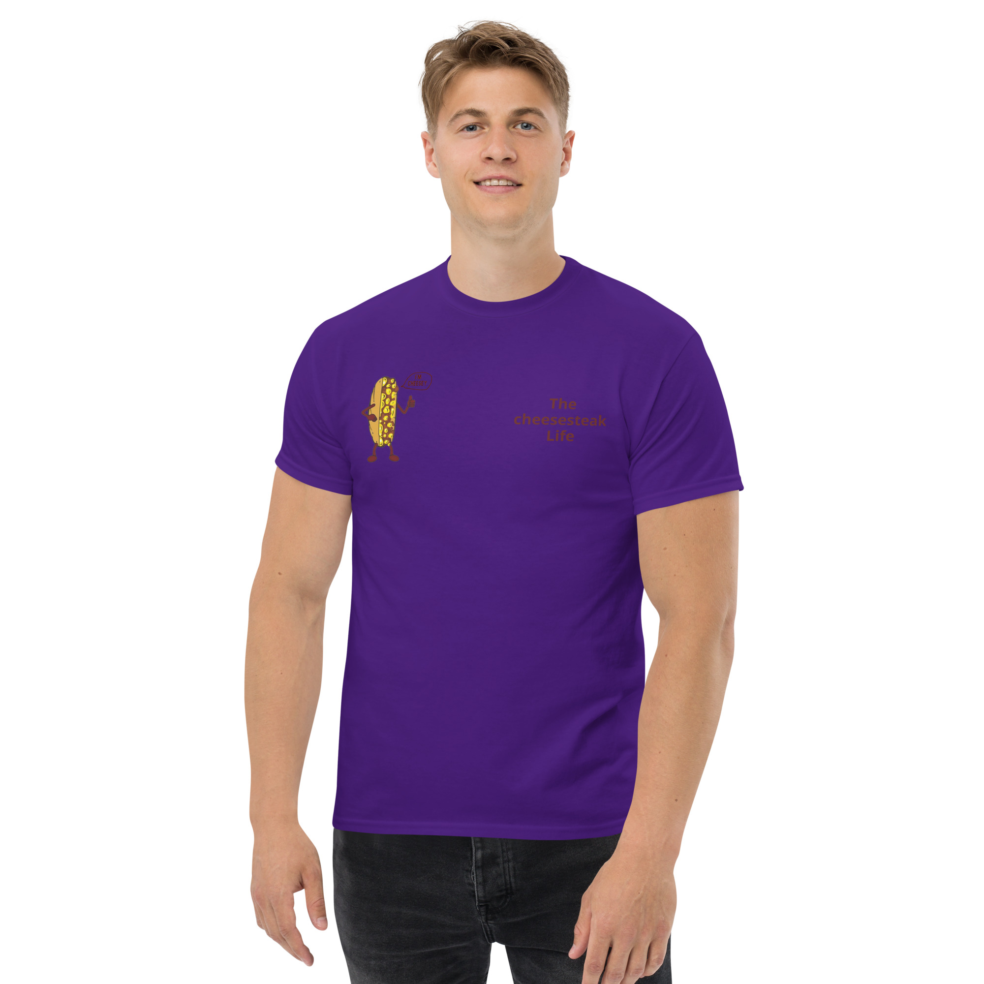 T-shirt - Cheesesteak Life - Amigo Dan - Cheesey Beach on back - Image 4