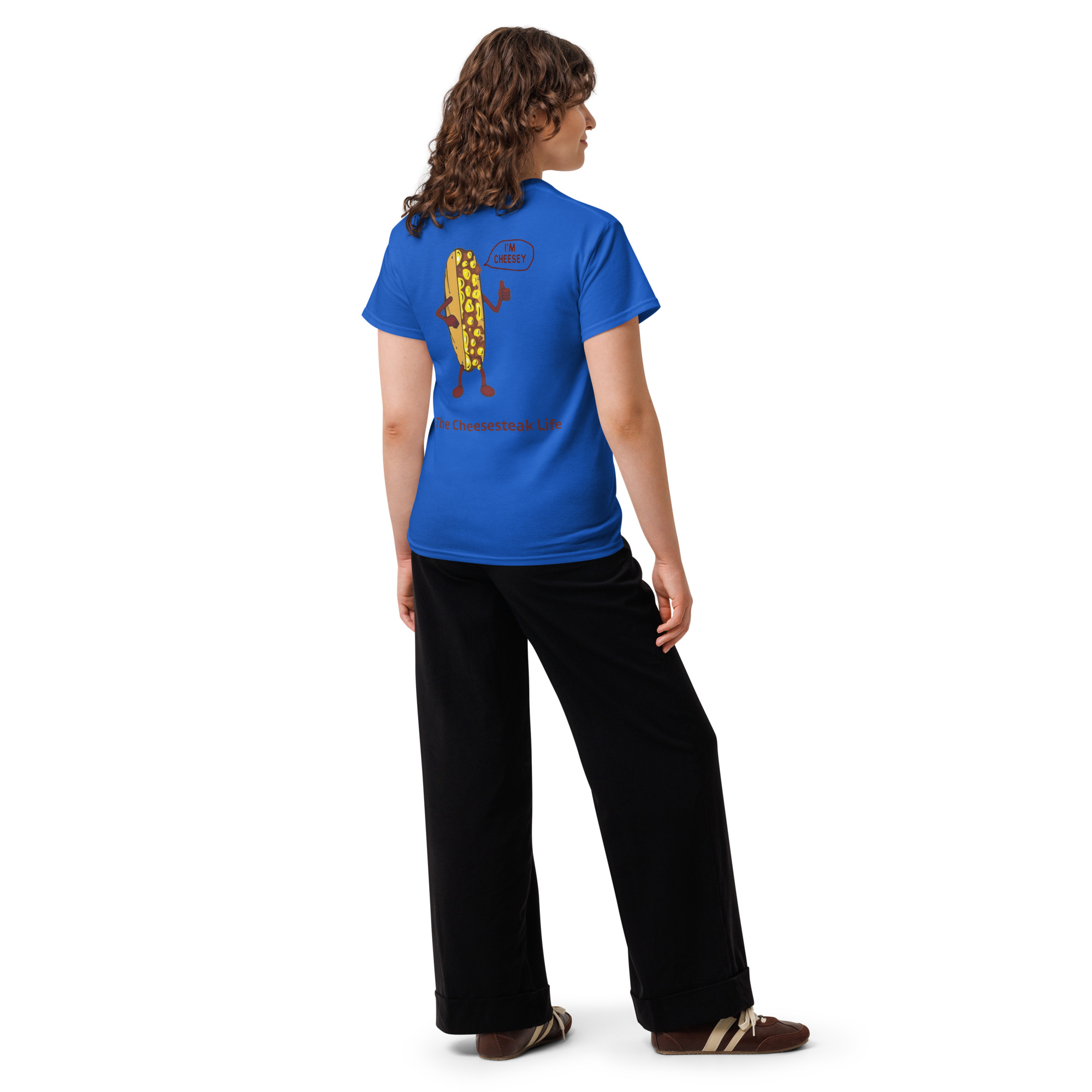 T-shirt - Cheesesteak Life - Amigo Dan - Mr. Cheesey on back - Image 5
