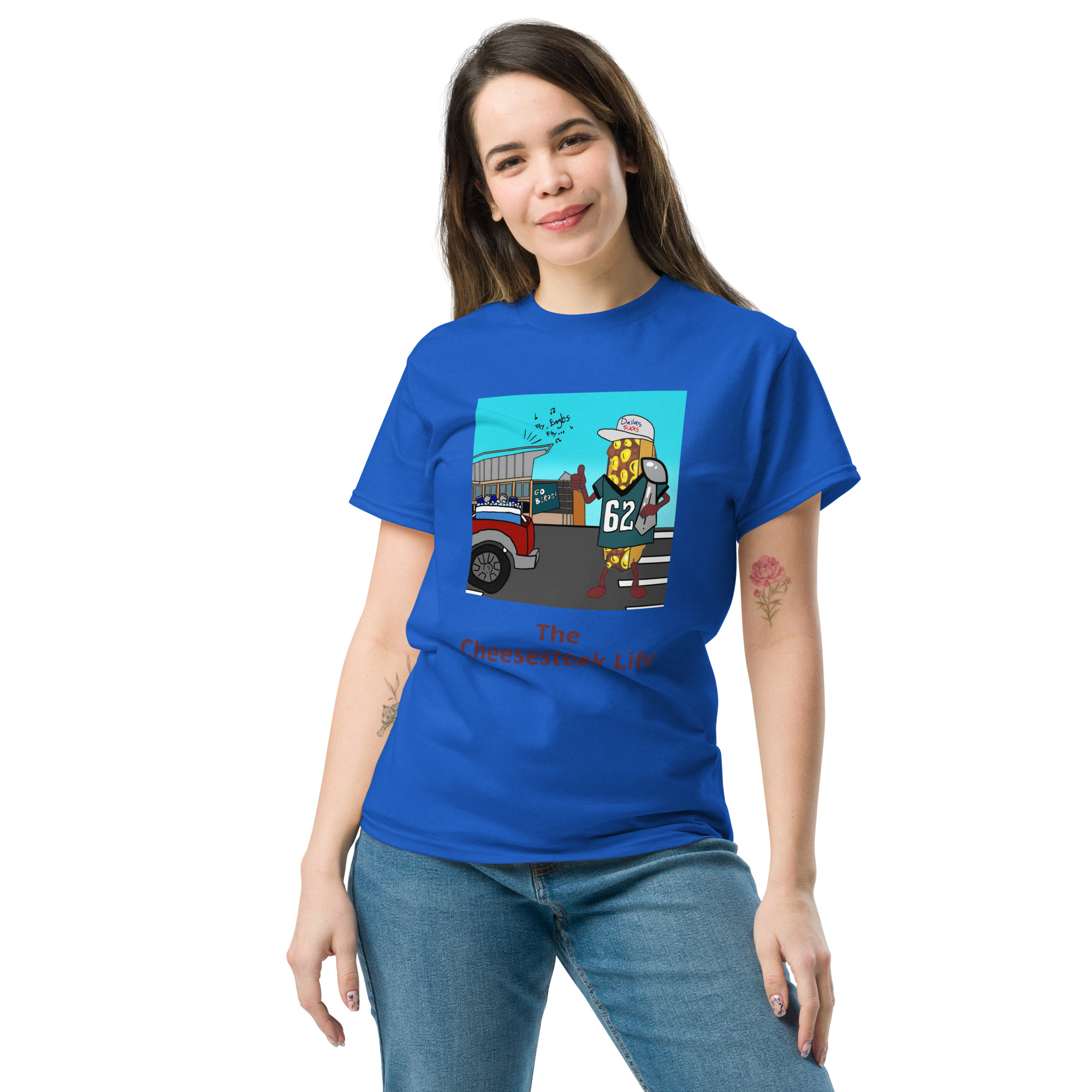 T-shirt - Cheesesteak life - Cheesey Eagles fan - Image 4