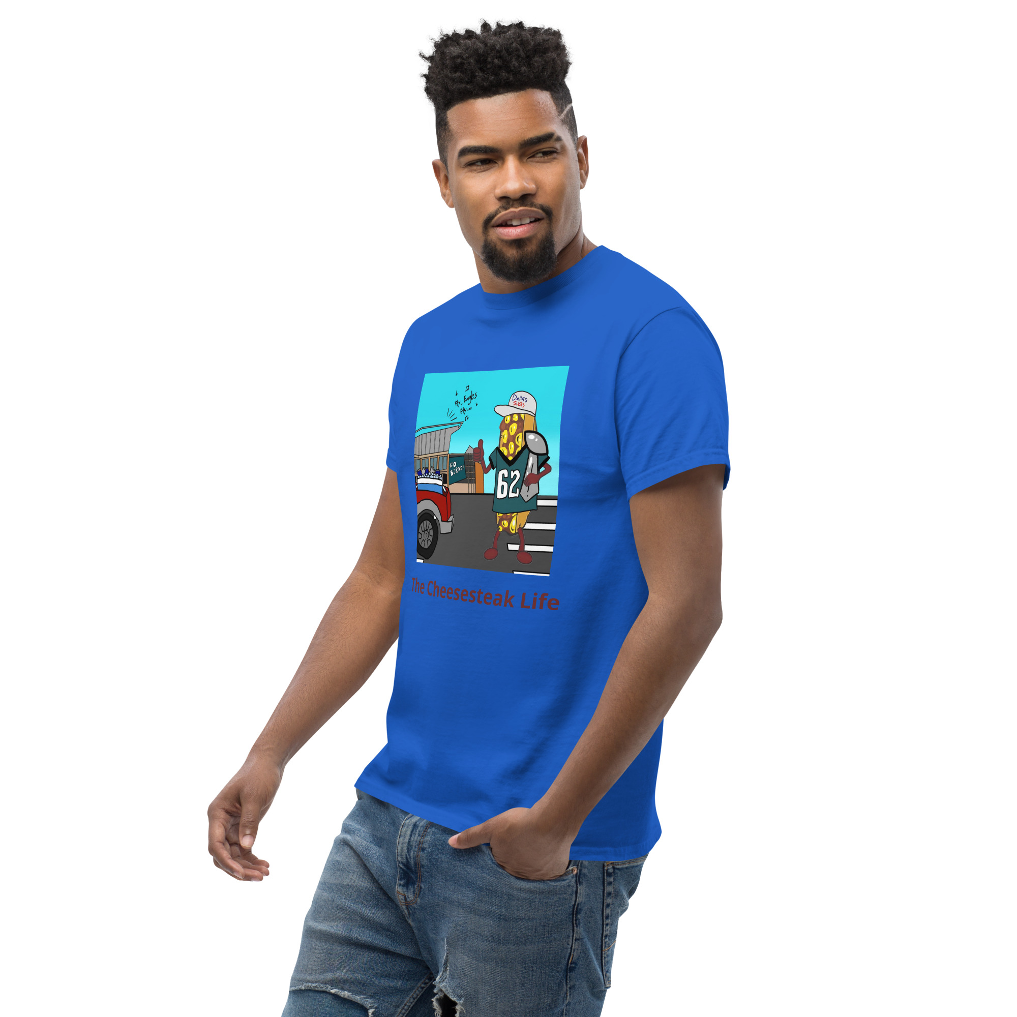 T-shirt - Cheesesteak life - Cheesey Eagles Fan - Image 26