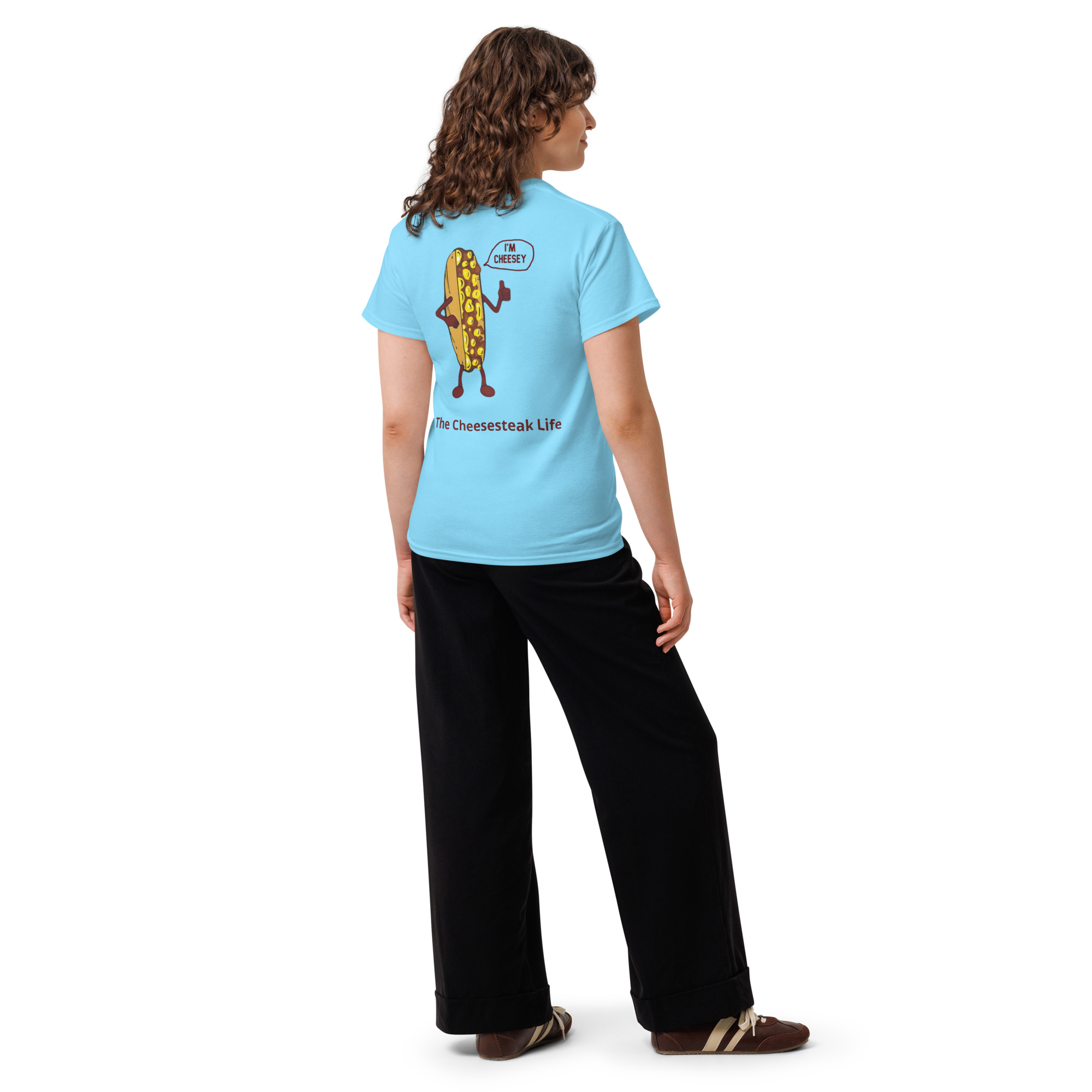 T-shirt - Cheesesteak Life - Amigo Dan - Mr. Cheesey on back - Image 15