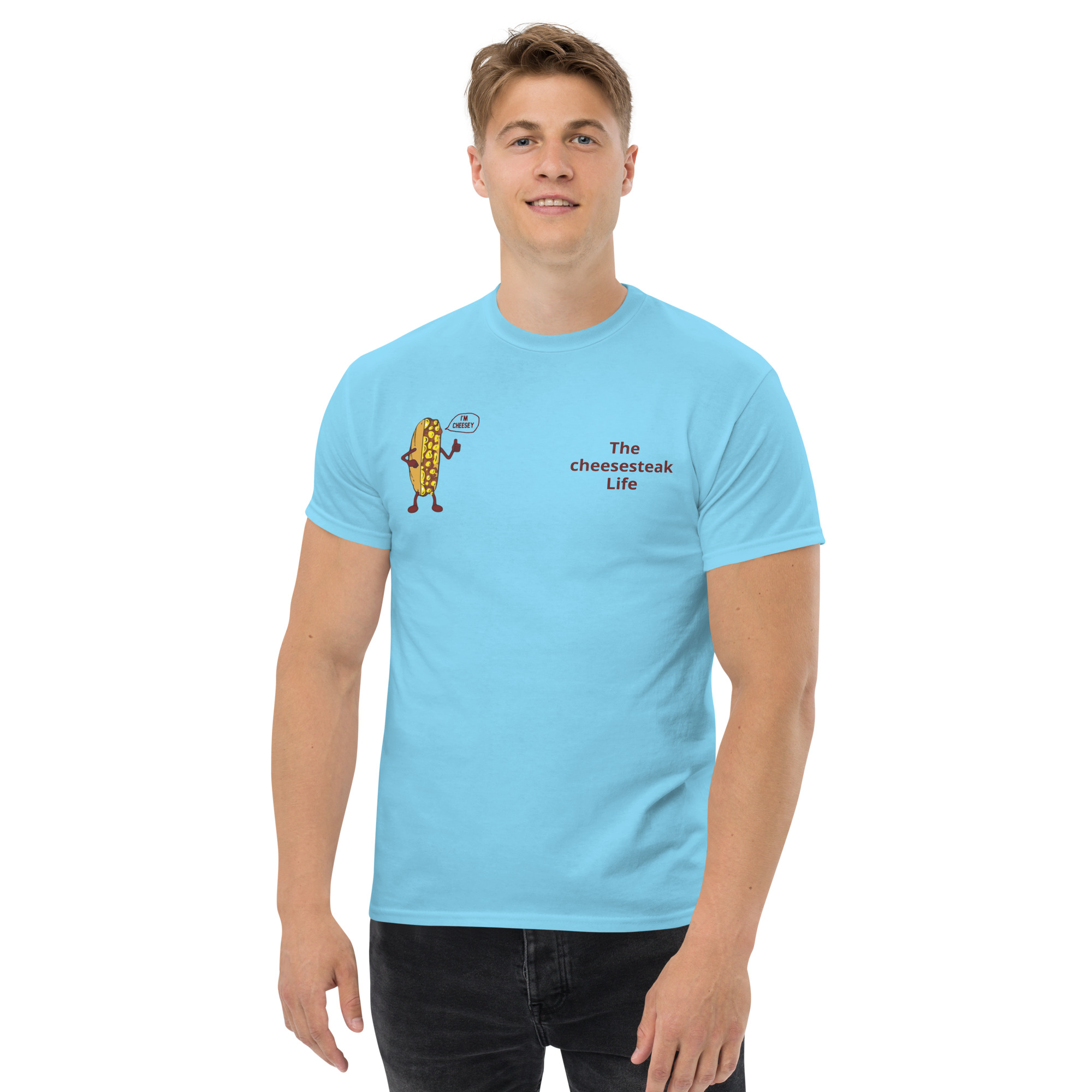 T-shirt - Cheesesteak Life - Amigo Dan - Cheesey Beach on back - Image 25