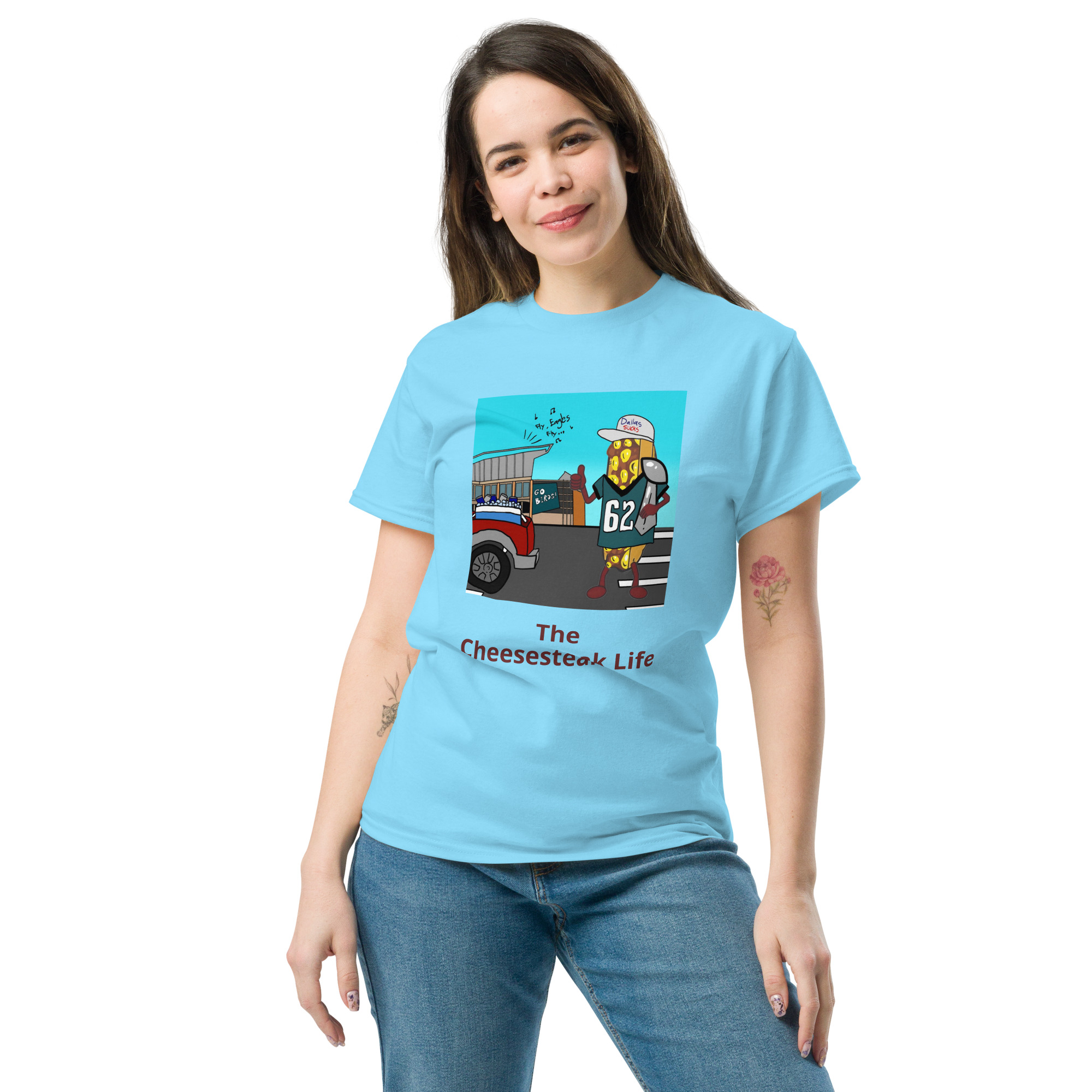 T-shirt - Cheesesteak life - Cheesey Eagles fan - Image 10