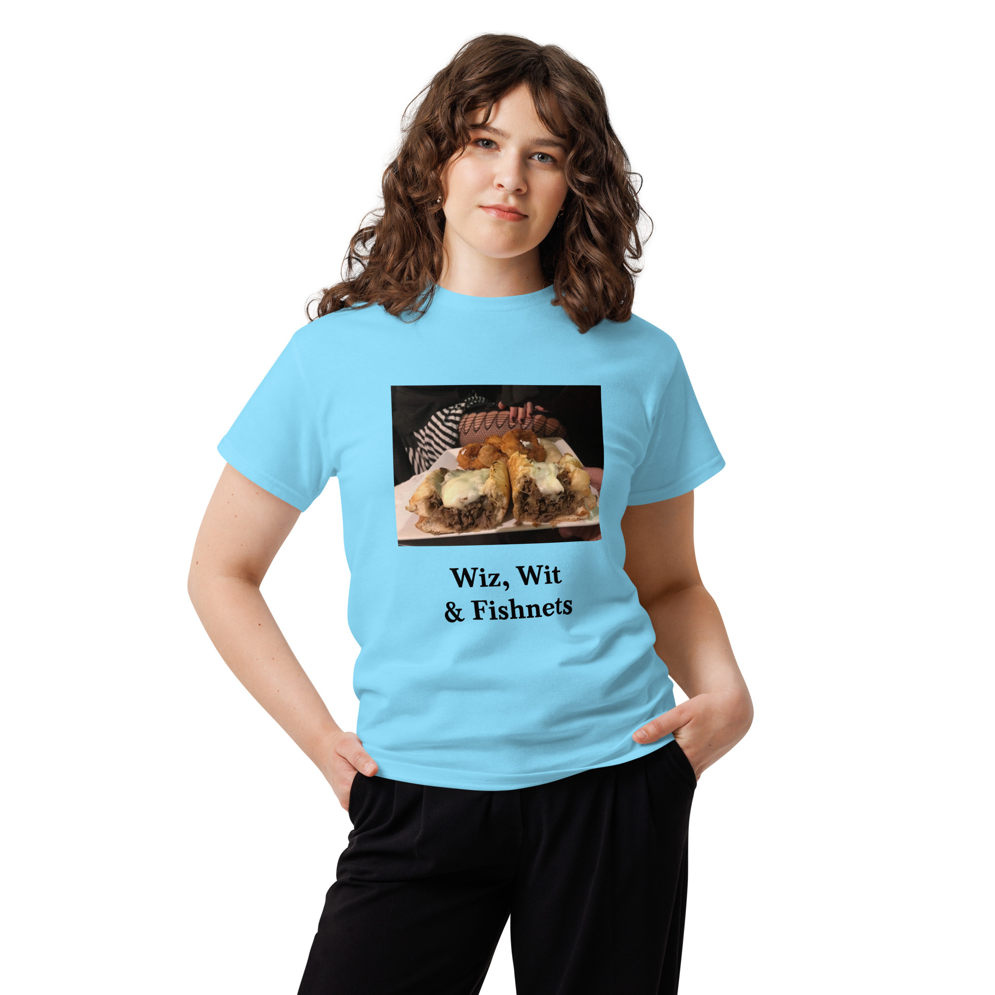 T-shirt - Cheesesteak life - Cheesey Wit, Wit & Fishnets - Image 10