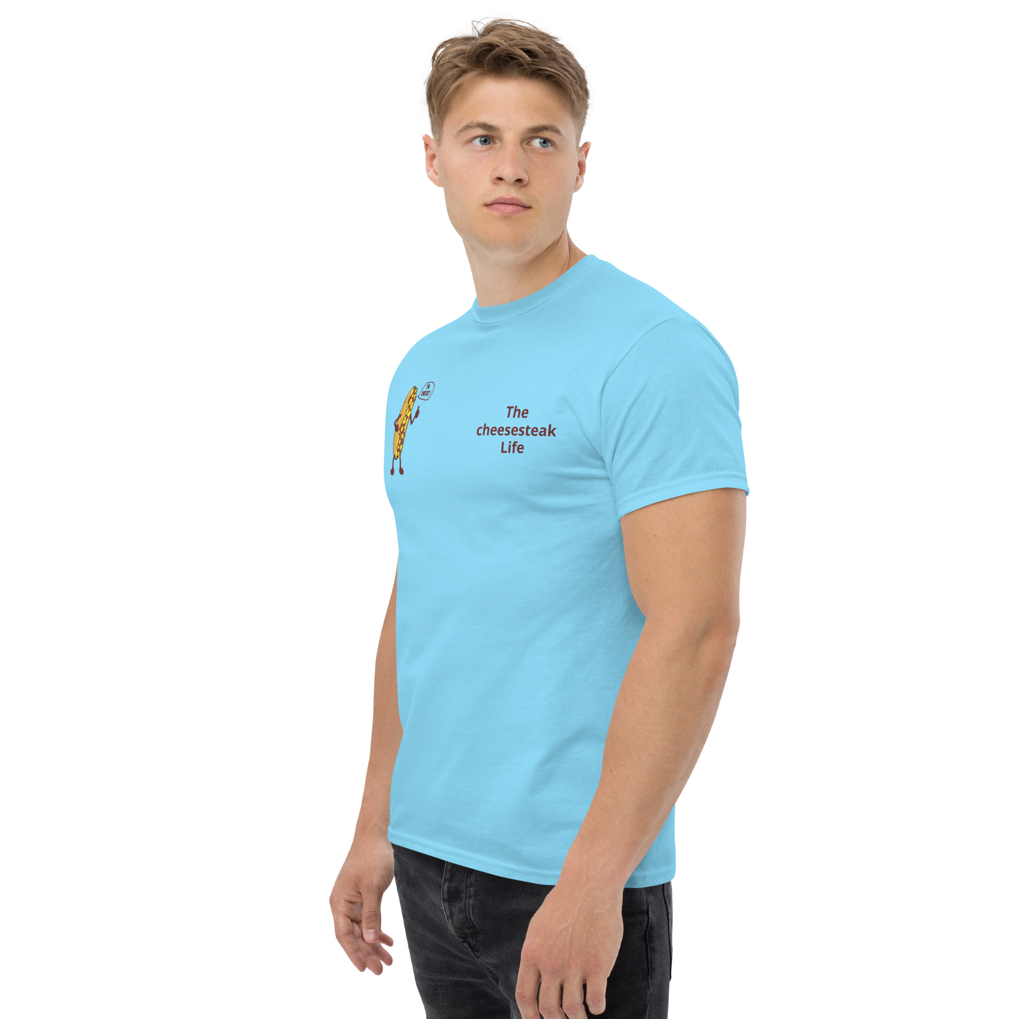 T-shirt - Cheesesteak Life - Amigo Dan - Cheesey Beach on back - Image 27