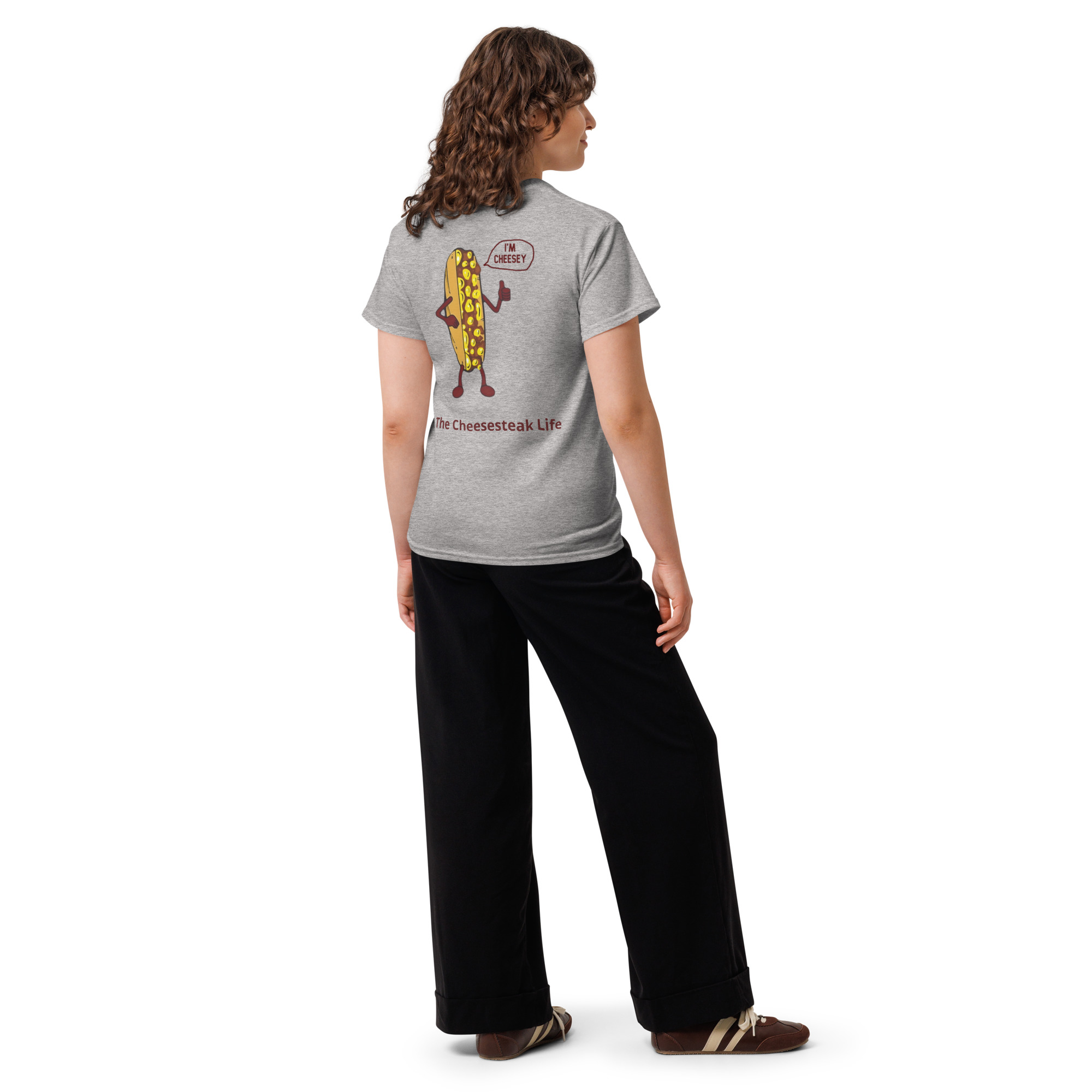 T-shirt - Cheesesteak Life - Amigo Dan - Mr. Cheesey on back - Image 13