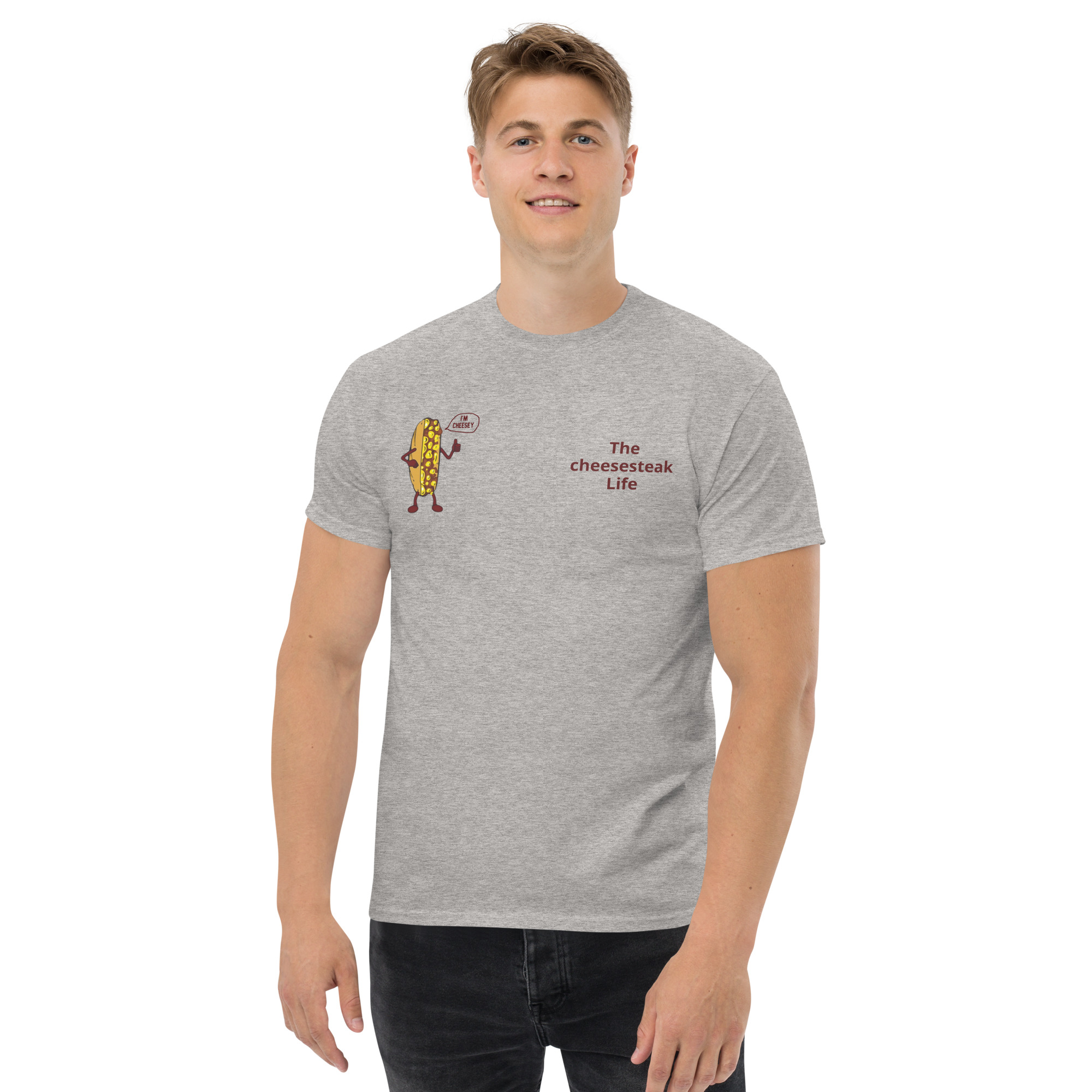 T-shirt - Cheesesteak Life - Amigo Dan - Cheesey Beach on back - Image 22