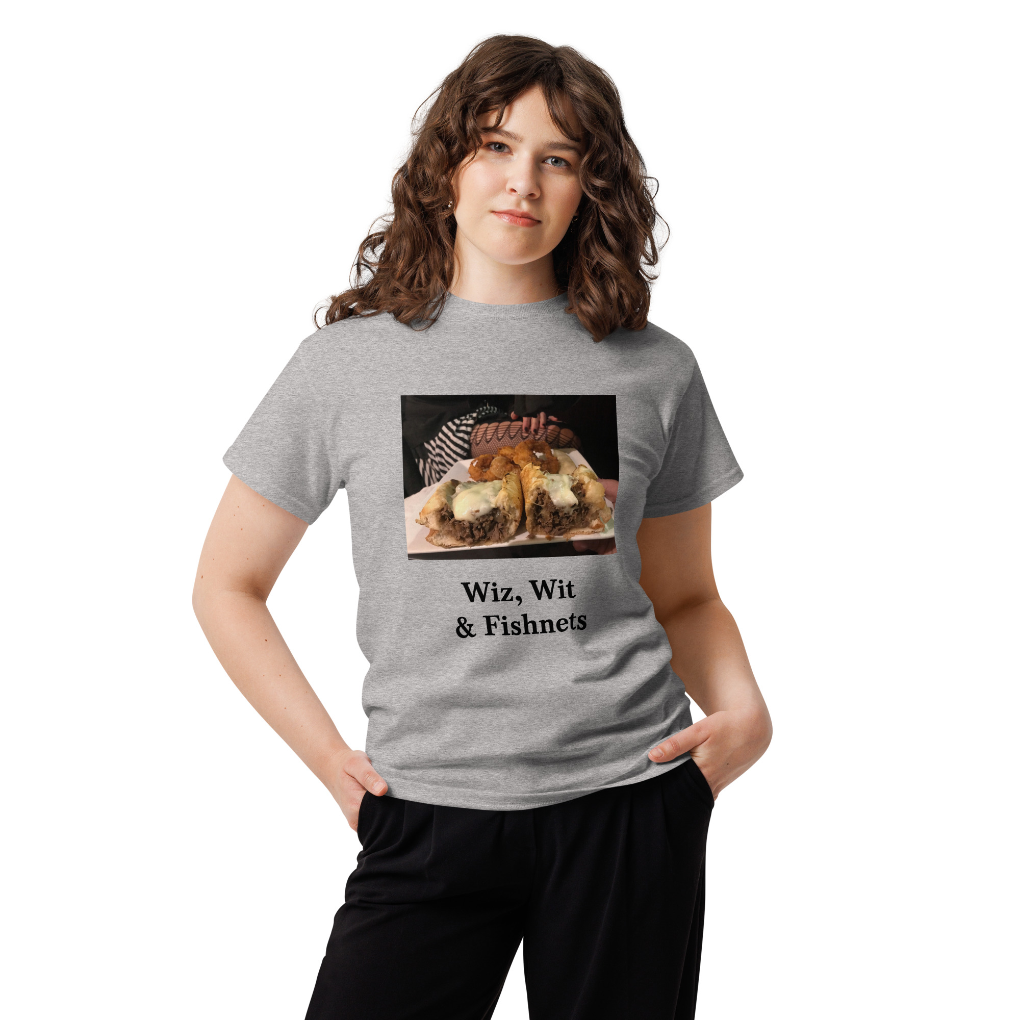 T-shirt - Cheesesteak life - Cheesey Wit, Wit & Fishnets - Image 9