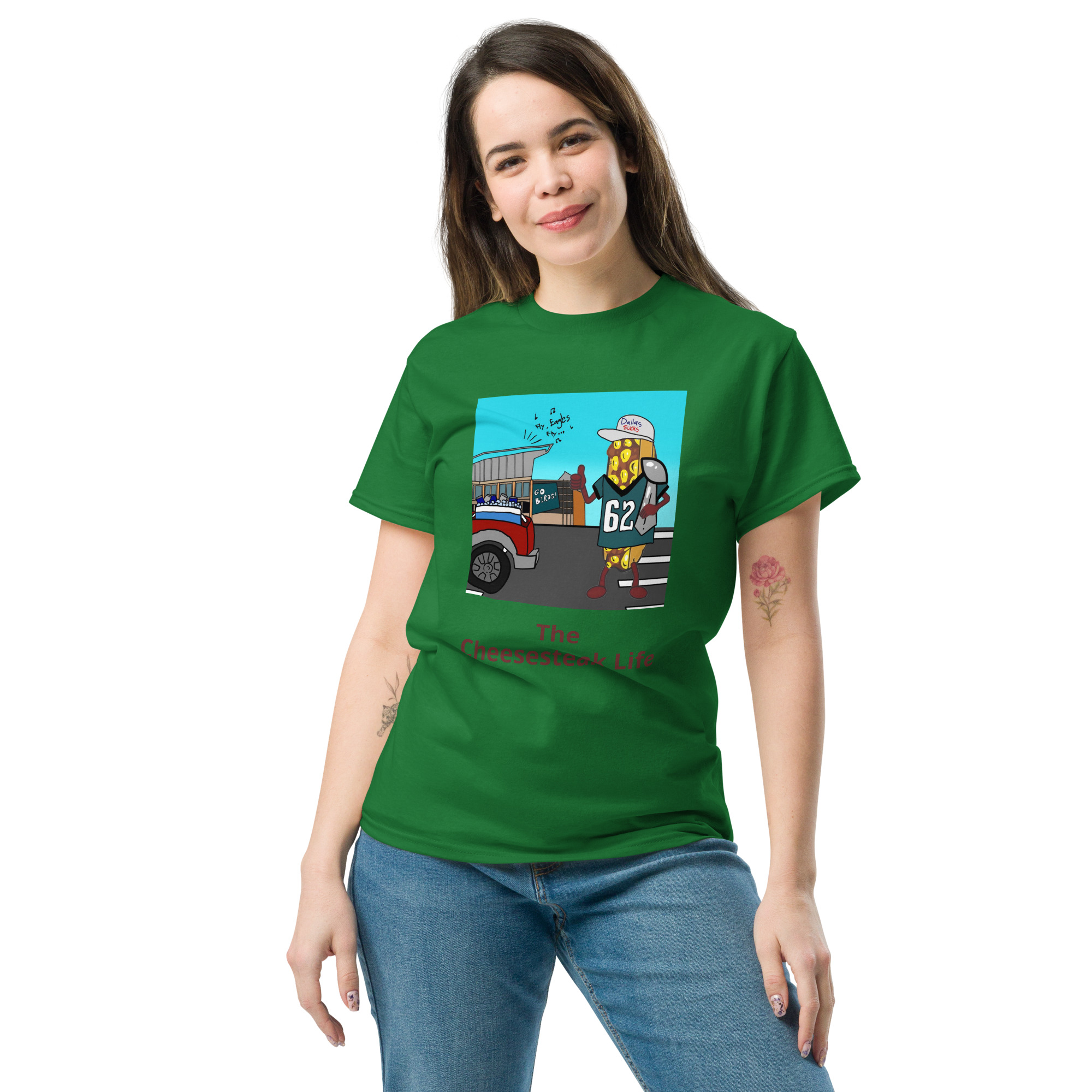 T-shirt - Cheesesteak life - Cheesey Eagles fan - Image 5