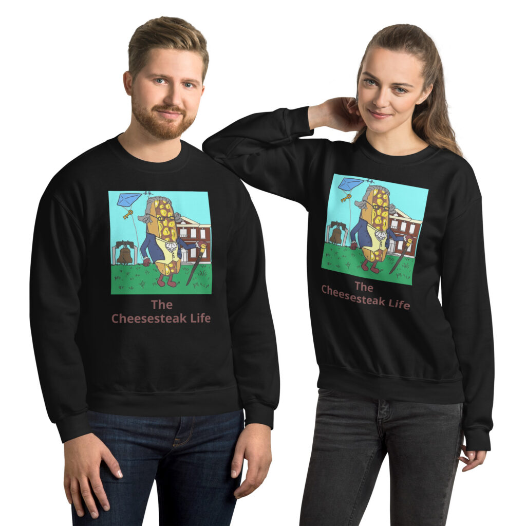 Sweatshirt - Cheesesteak Life - Cheesey History