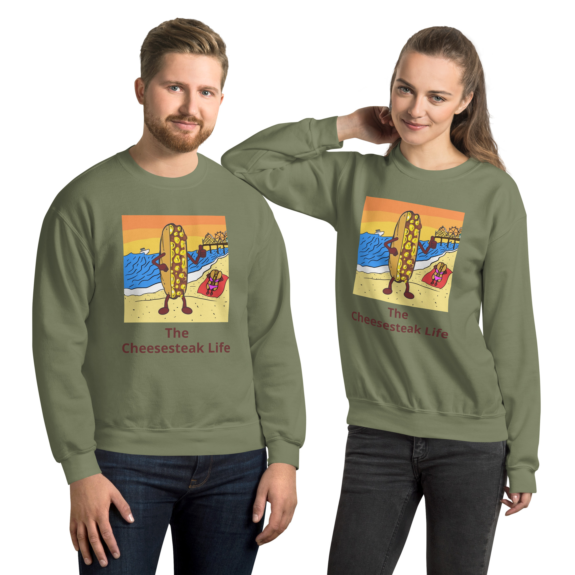 Sweatshirt - Cheesey Beach - Image 4