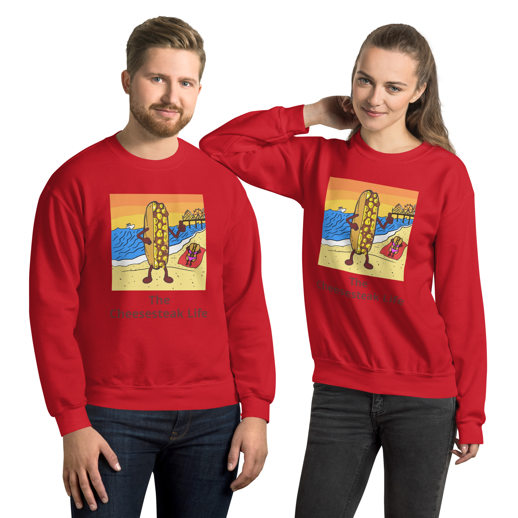 Sweatshirt - Cheesey Beach - Image 2