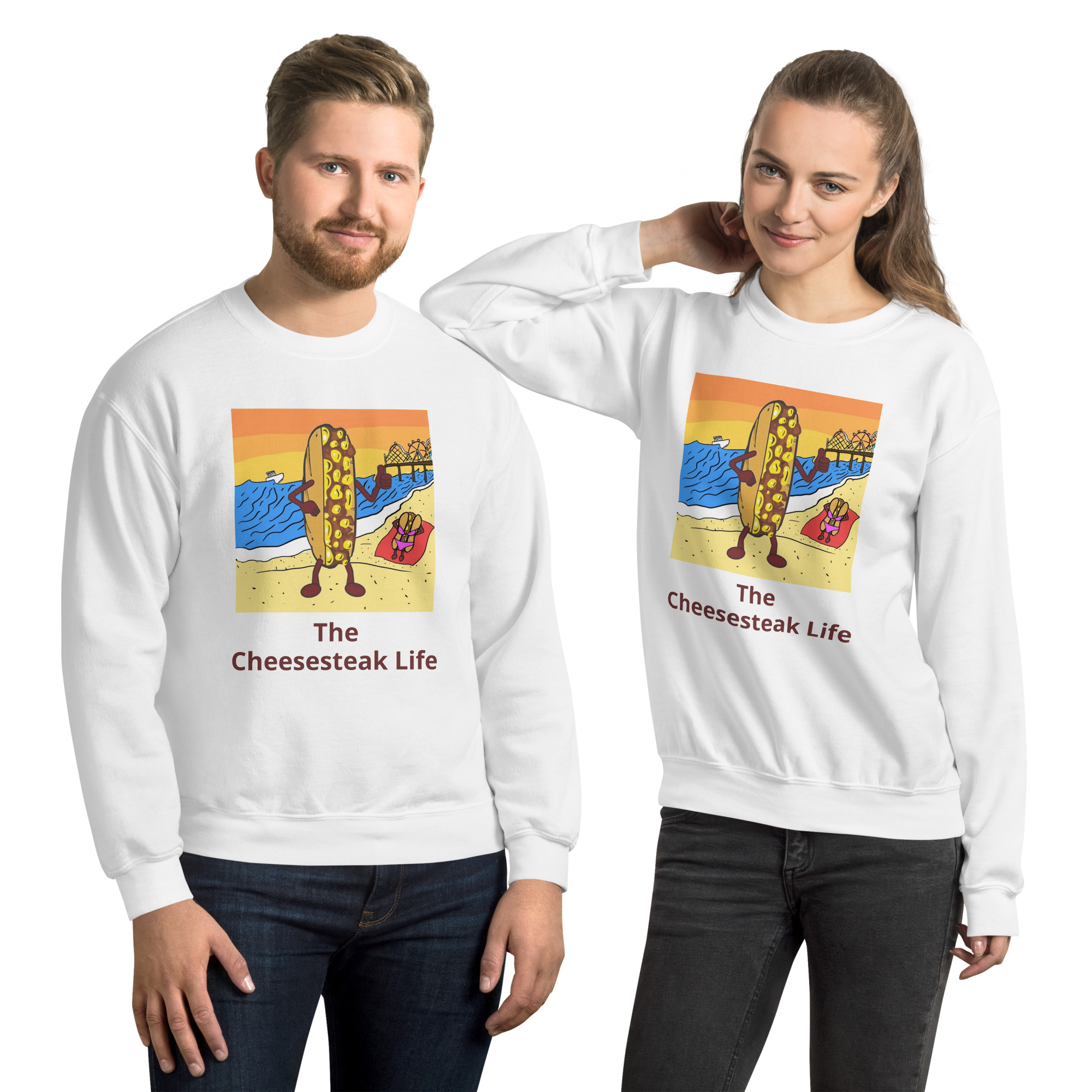 Sweatshirt - Cheesey Beach - Image 7