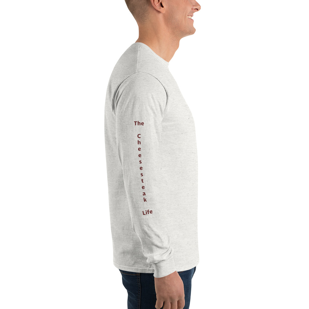 Long Sleeve T-Shirt - Cheesesteak Life - Amigo Dan - Cheesey Beach - TCL on arm - Image 36