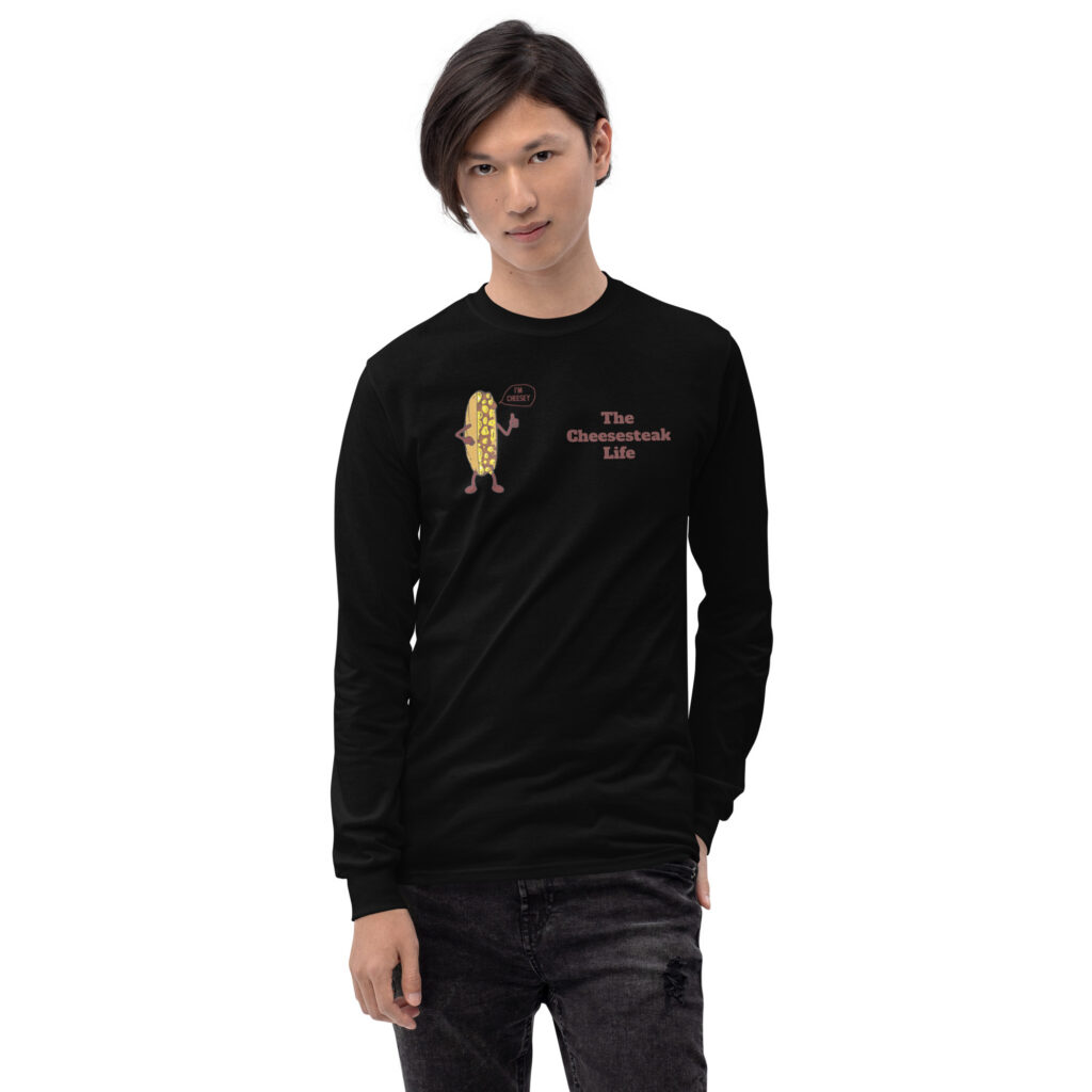Long Sleeve T-Shirt - Cheesesteak Life - Amigo Dan - Cheesey Eagles Fan