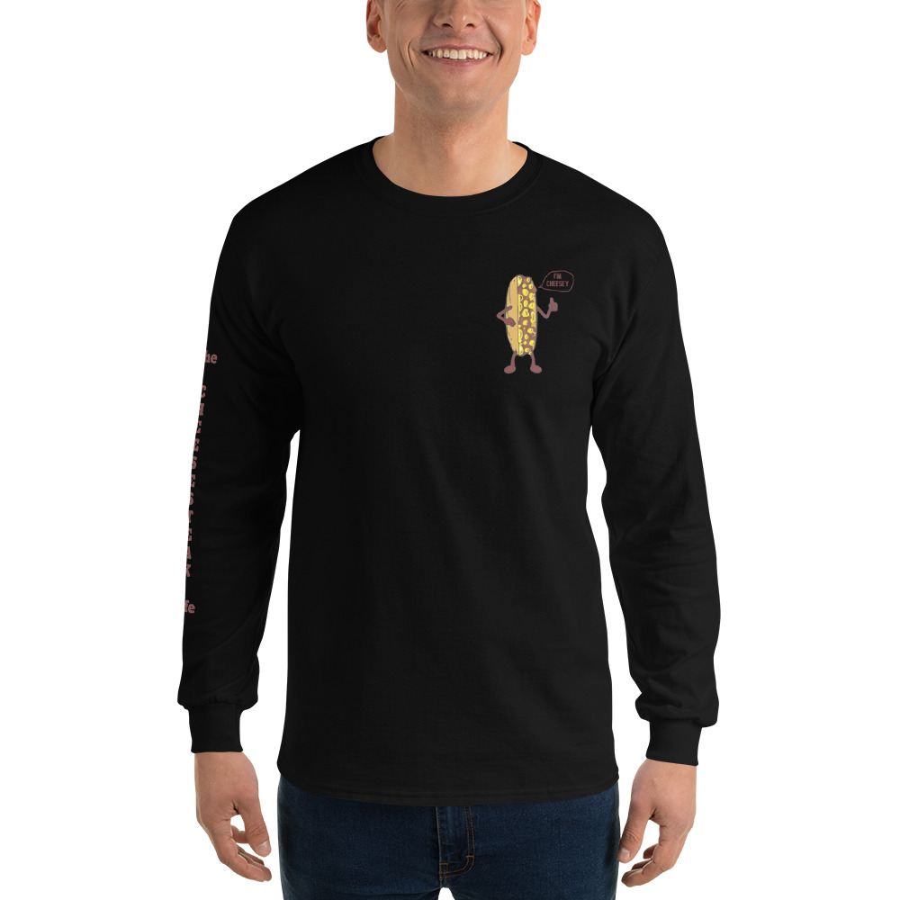 Long Sleeve Shirt - Cheesesteak Life - Amigo Dan - Cheesey Bar-B-Que on back - TCL on arm