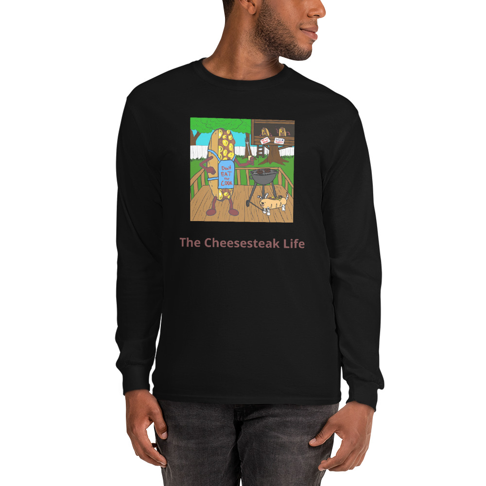 Long Sleeve Shirt - Cheesesteak Life - Cheesey Bar-B-Que