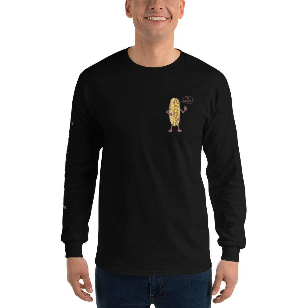 Long Sleeve T-Shirt - Cheesesteak Life - Amigo Dan - Cheesey Beach - TCL on arm