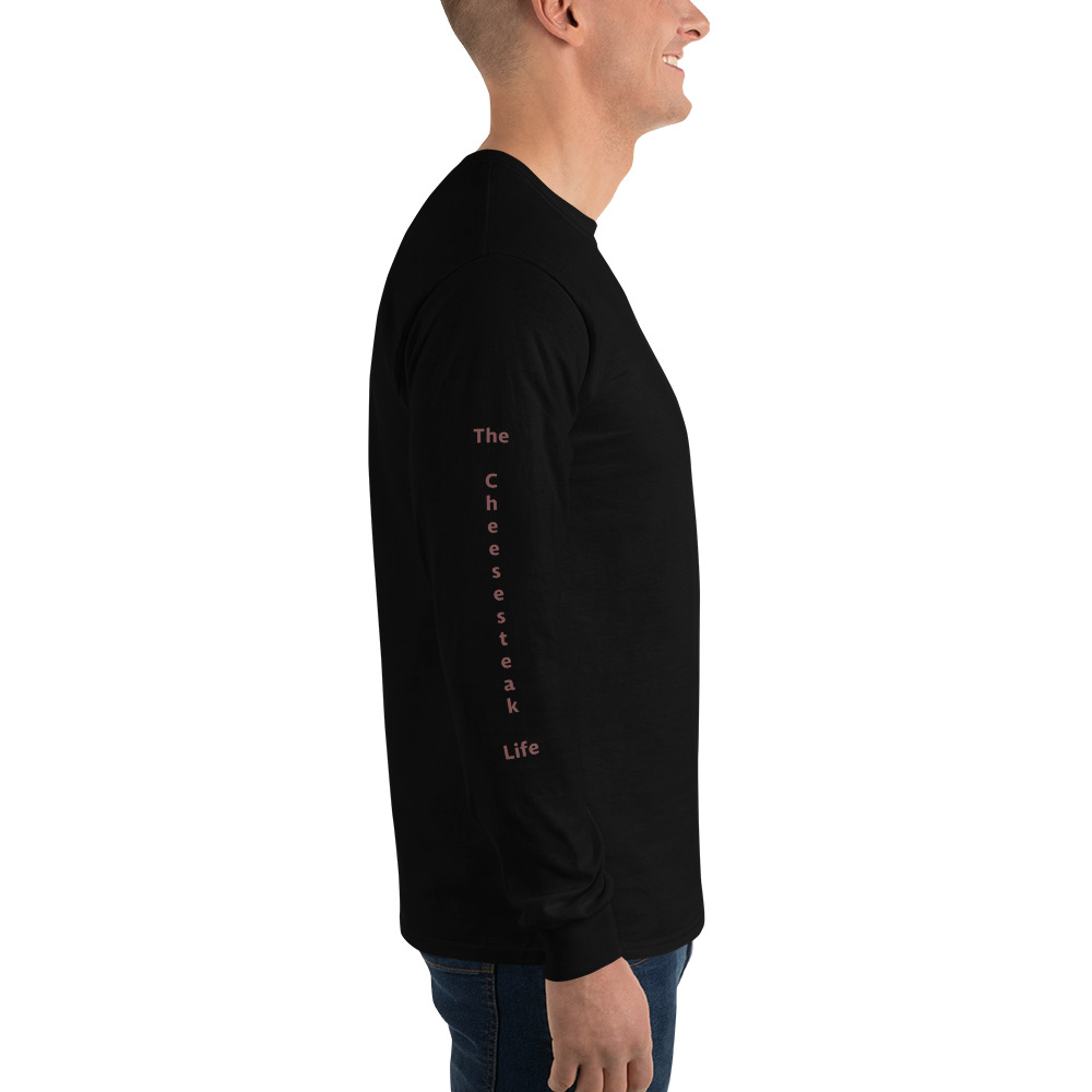 Long Sleeve T-Shirt - Cheesesteak Life - Amigo Dan - Cheesey Beach - TCL on arm - Image 3
