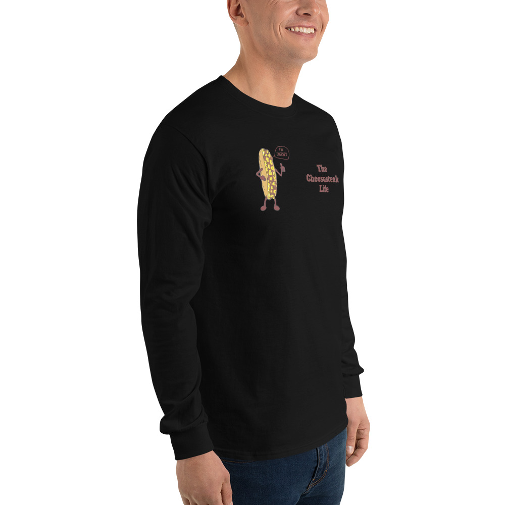 Long Sleeve T-Shirt - Cheesesteak Life - Amigo Dan - Cheesey Beach - Image 4