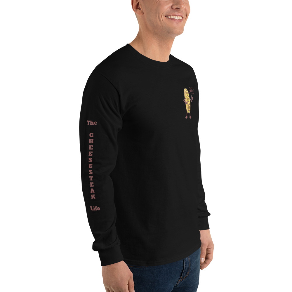 Long Sleeve Shirt - Cheesesteak Life - Amigo Dan - Cheesey Eagles Fan on back - TCL on arm - Image 3