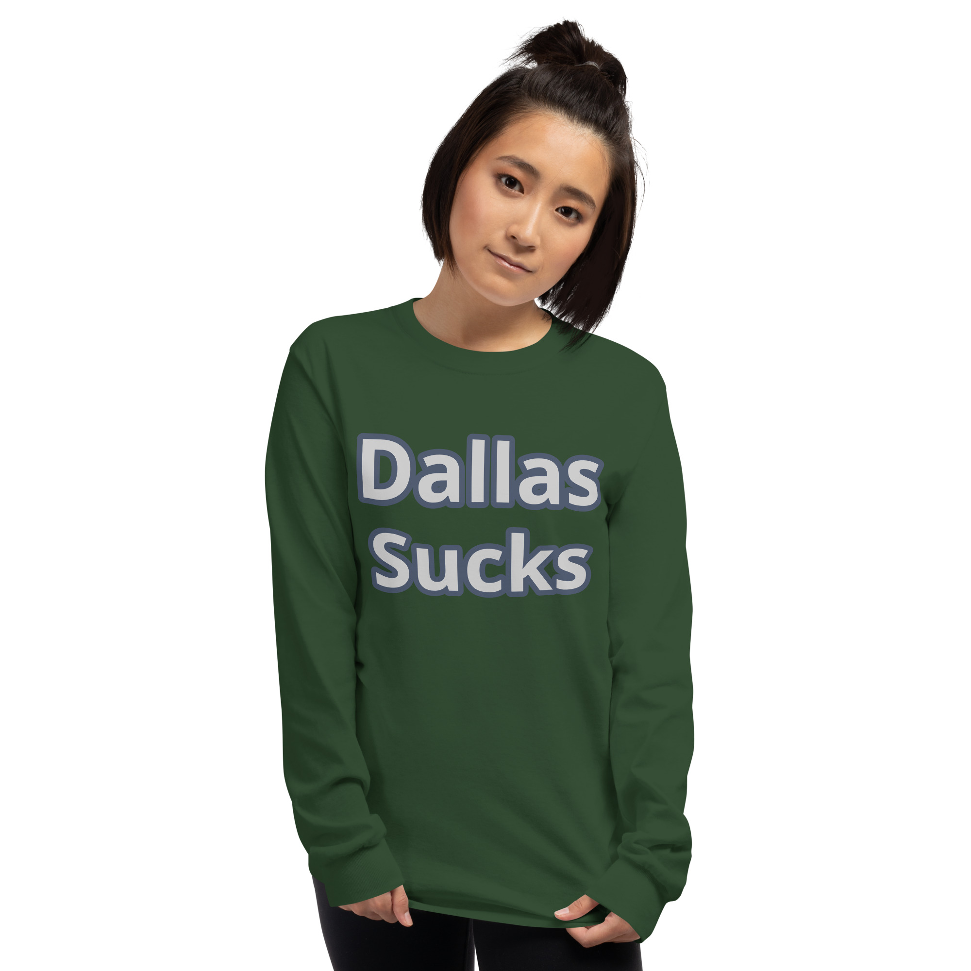 Long Sleeve T-Shirt - Cheesesteak Life - Dallas sucks - Cheesey eagles fan on back