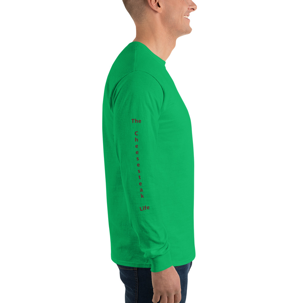 Long Sleeve T-Shirt - Cheesesteak Life - Amigo Dan - Cheesey Beach - TCL on arm - Image 19