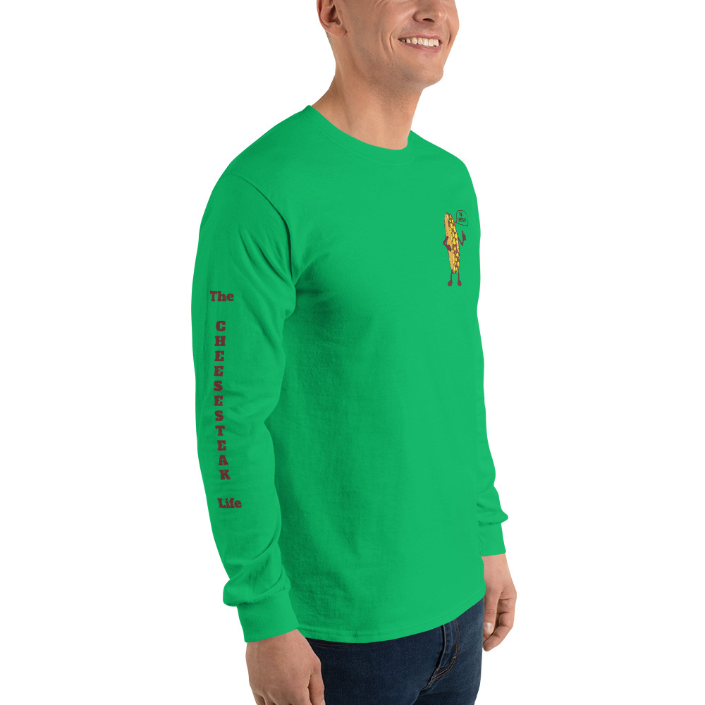 Long Sleeve Shirt - Cheesesteak Life - Amigo Dan - Cheesey Bar-B-Que on back - TCL on arm - Image 15