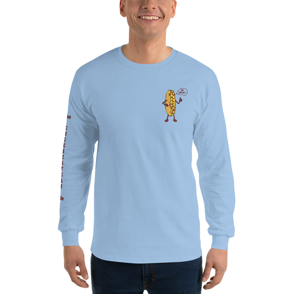Long Sleeve Shirt - Cheesesteak Life - Amigo Dan - Cheesey Bar-B-Que on back - TCL on arm - Image 16