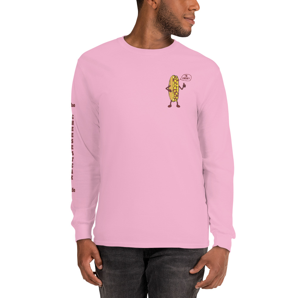 Long Sleeve T-Shirt - Cheesesteak Life - Amigo Dan - Mr. Cheesey on back - TCL on arm - Image 21