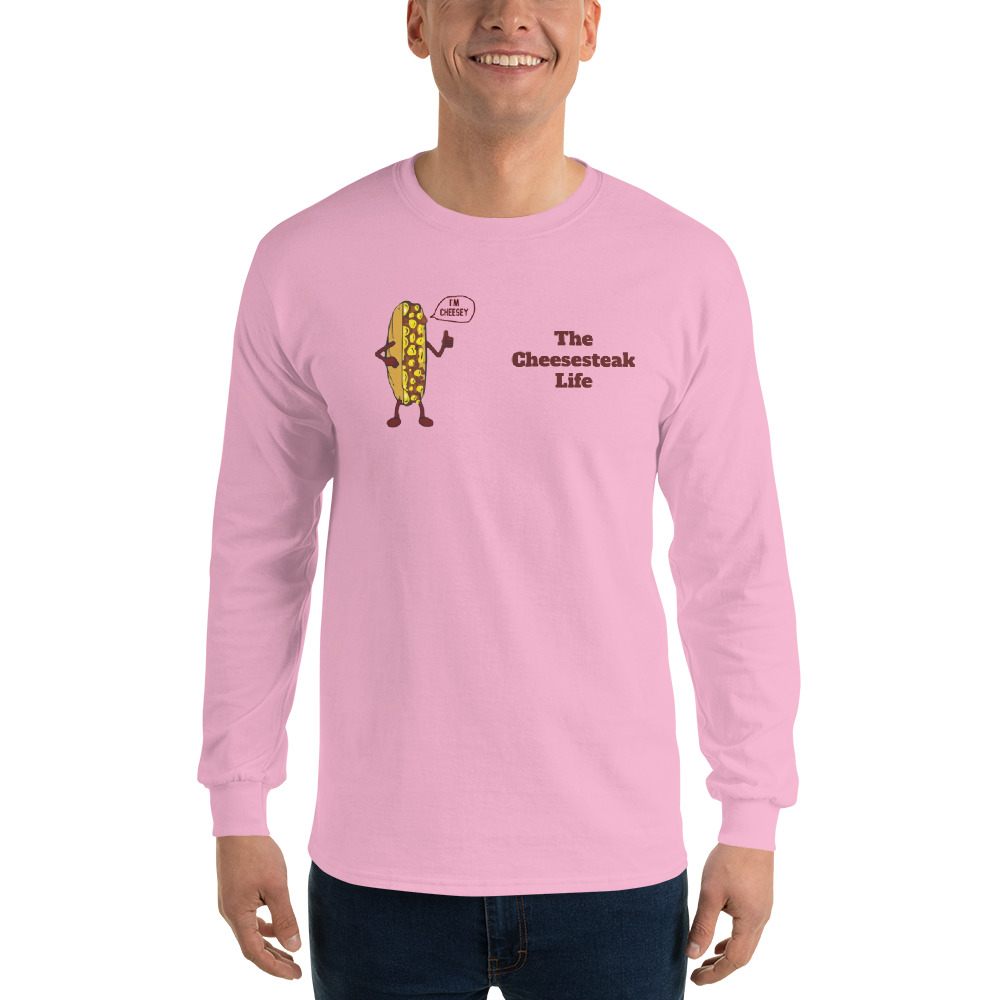 Long Sleeve T-Shirt - Cheesesteak Life - Amigo Dan - Cheesey Beach - Image 29