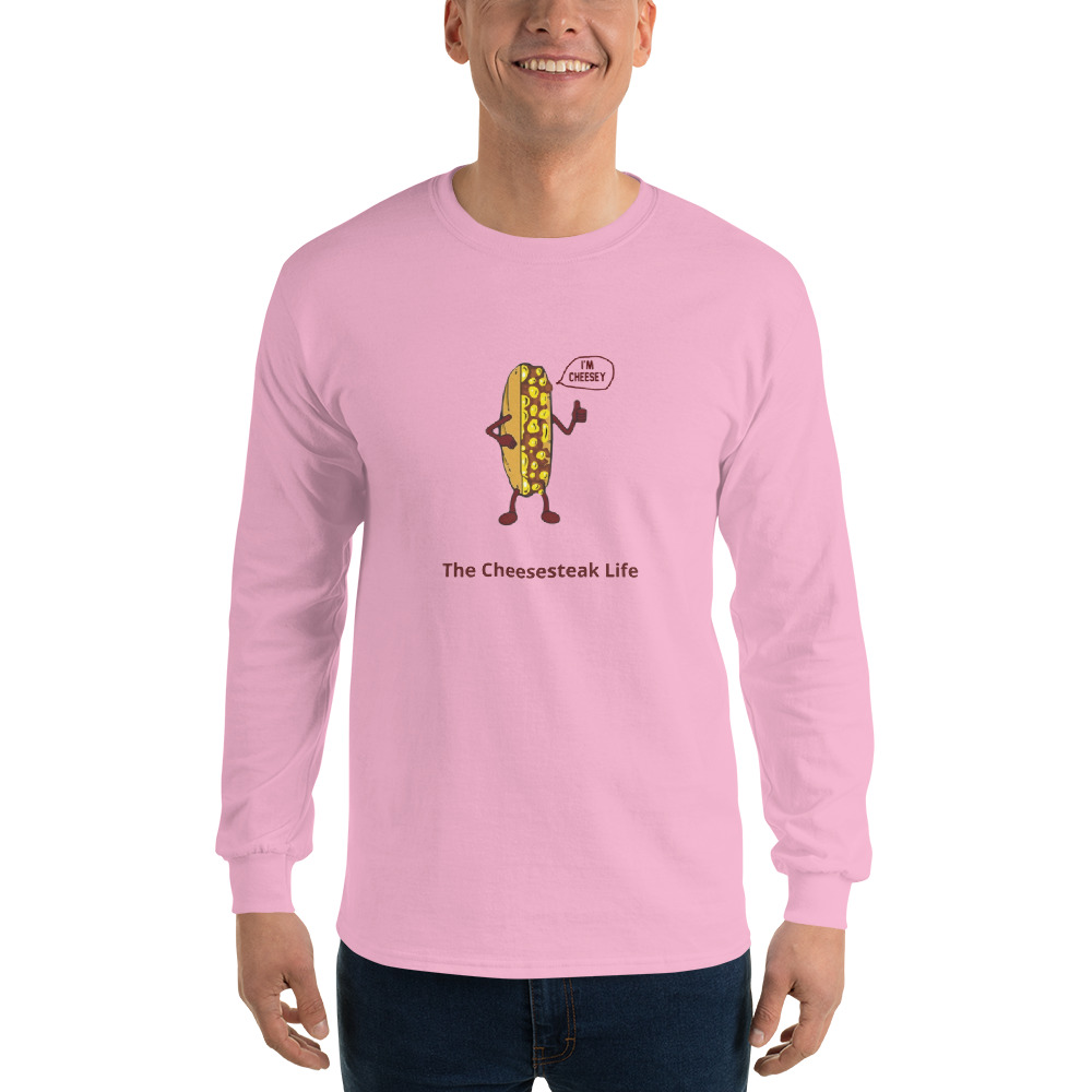 Long Sleeve Shirt - Cheesesteak Life - Mr. Cheesey - Image 7