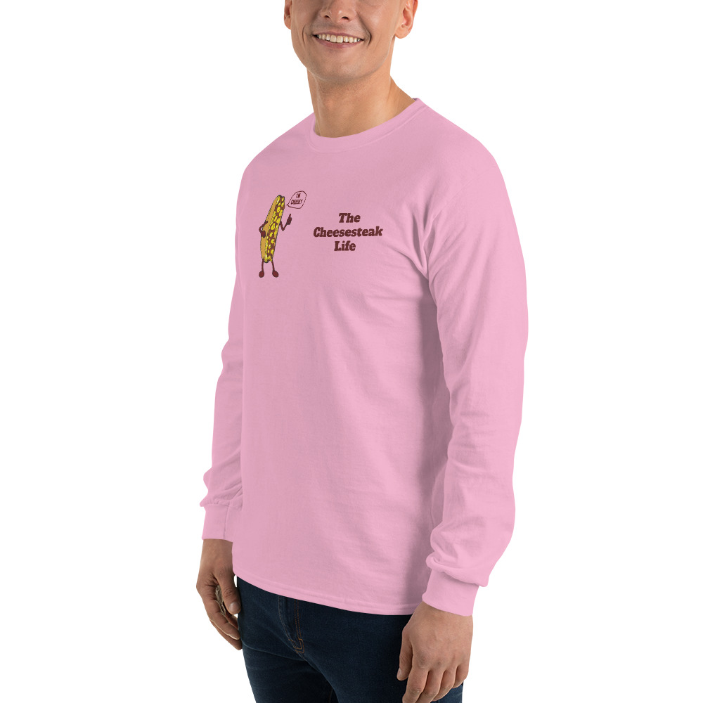 Long Sleeve T-Shirt - Cheesesteak Life - Amigo Dan - Cheesey Beach - Image 31