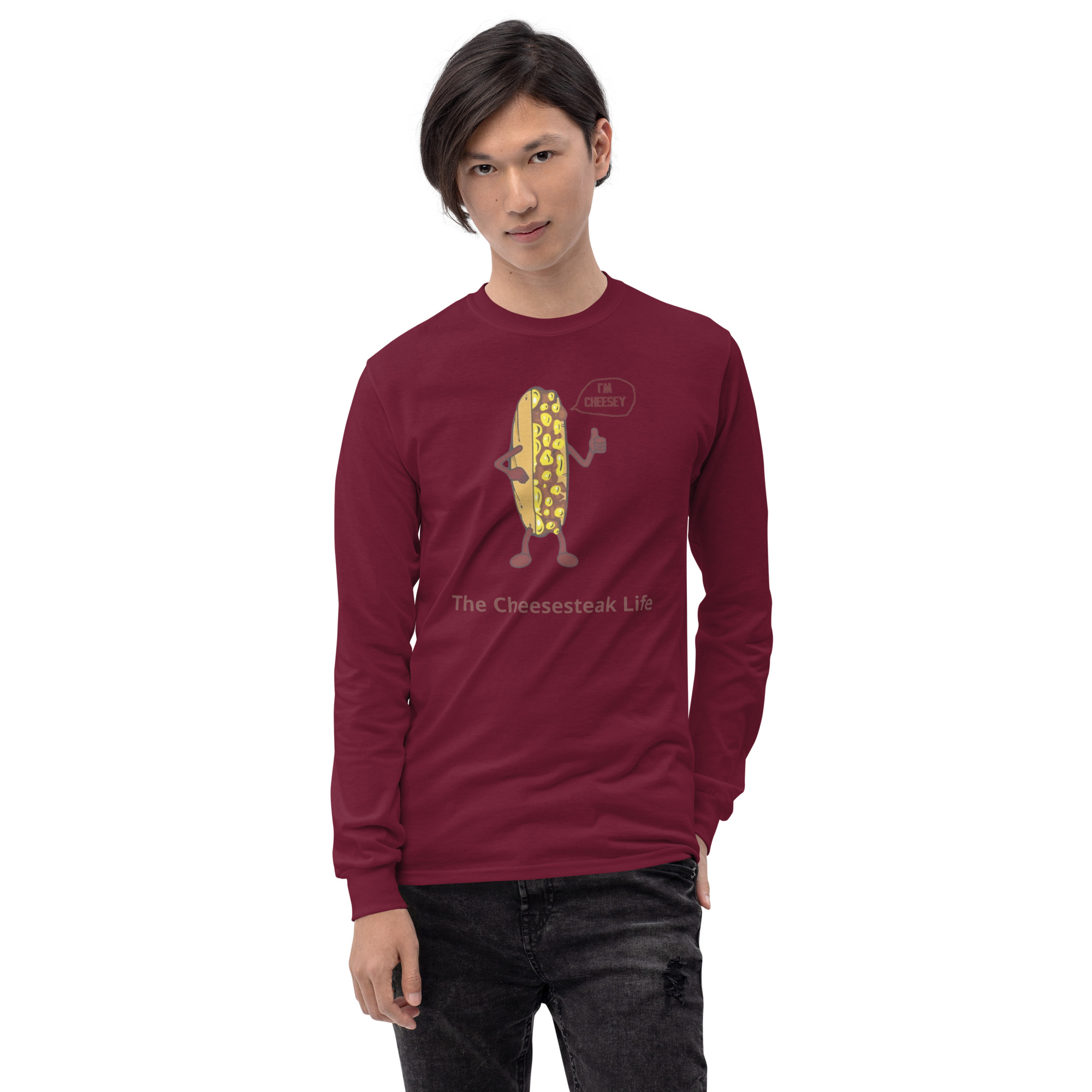 Mr. Cheesey - Long Sleeve T-Shirt - Image 3
