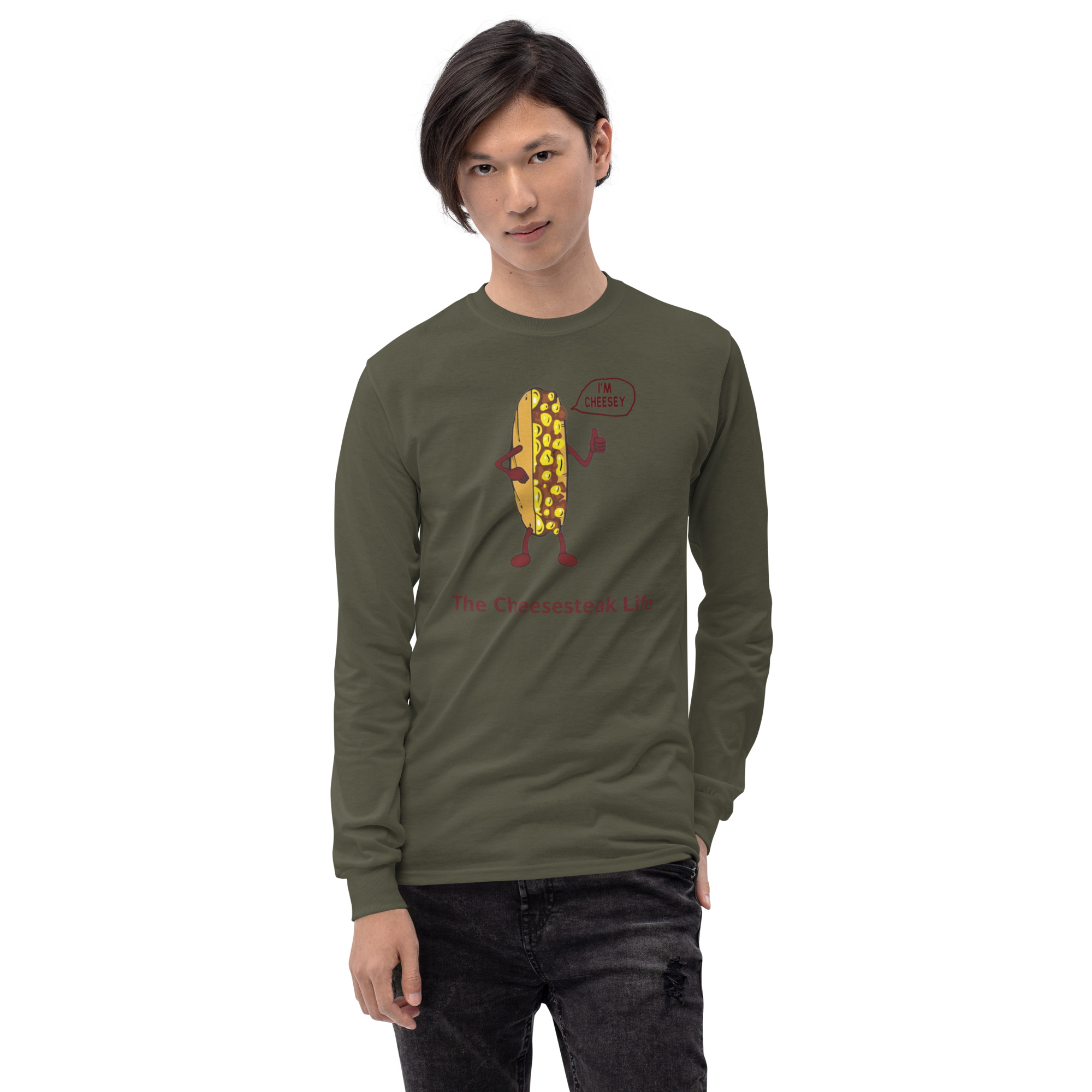 Mr. Cheesey - Long Sleeve T-Shirt - Image 9