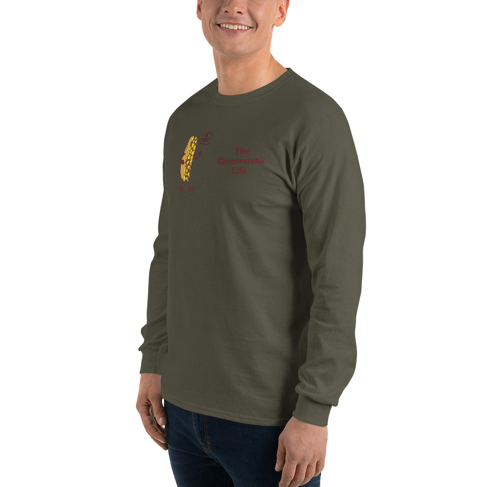 Long Sleeve T-Shirt - Cheesesteak Life - Amigo Dan - Cheesey Beach - Image 15
