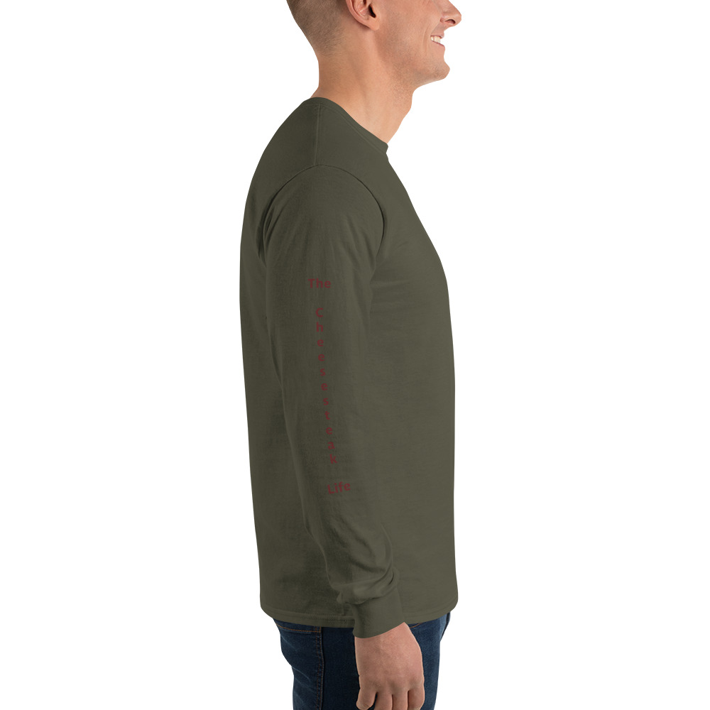 Long Sleeve T-Shirt - Cheesesteak Life - Amigo Dan - Cheesey Beach - TCL on arm - Image 15