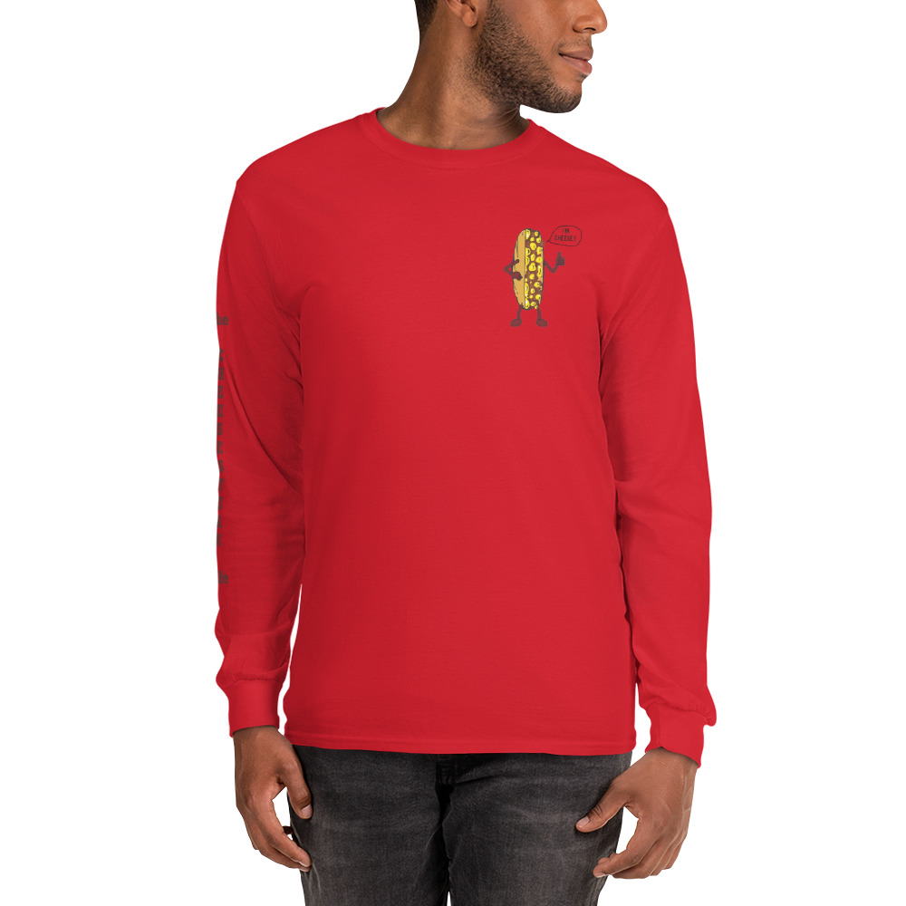 Long Sleeve T-Shirt - Cheesesteak Life - Amigo Dan - Mr. Cheesey on back - TCL on arm - Image 5