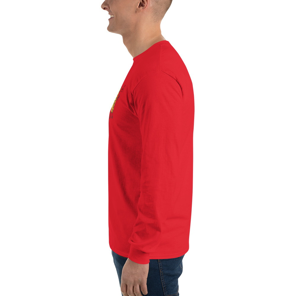 Long Sleeve T-Shirt - Cheesesteak Life - Amigo Dan - Cheesey Beach - TCL on arm - Image 6