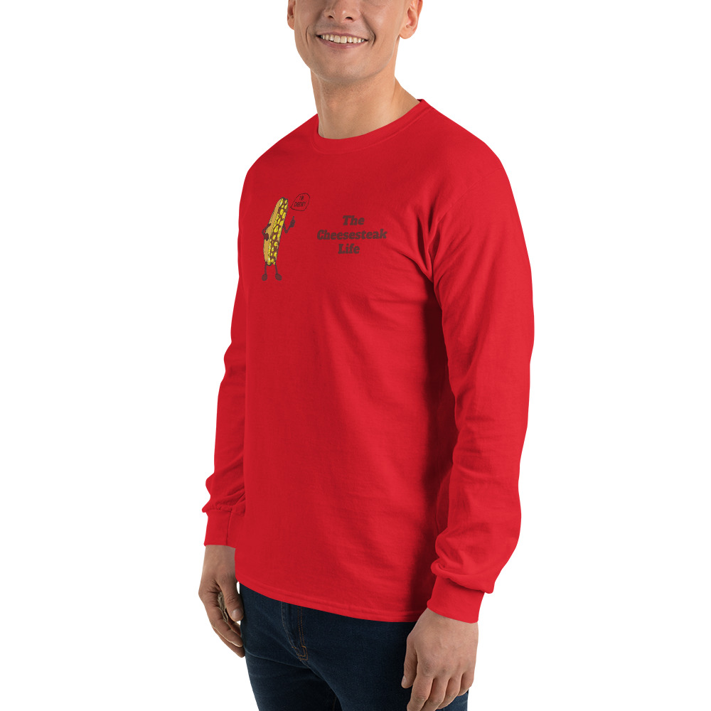 Long Sleeve T-Shirt - Cheesesteak Life - Amigo Dan - Cheesey Beach - Image 7