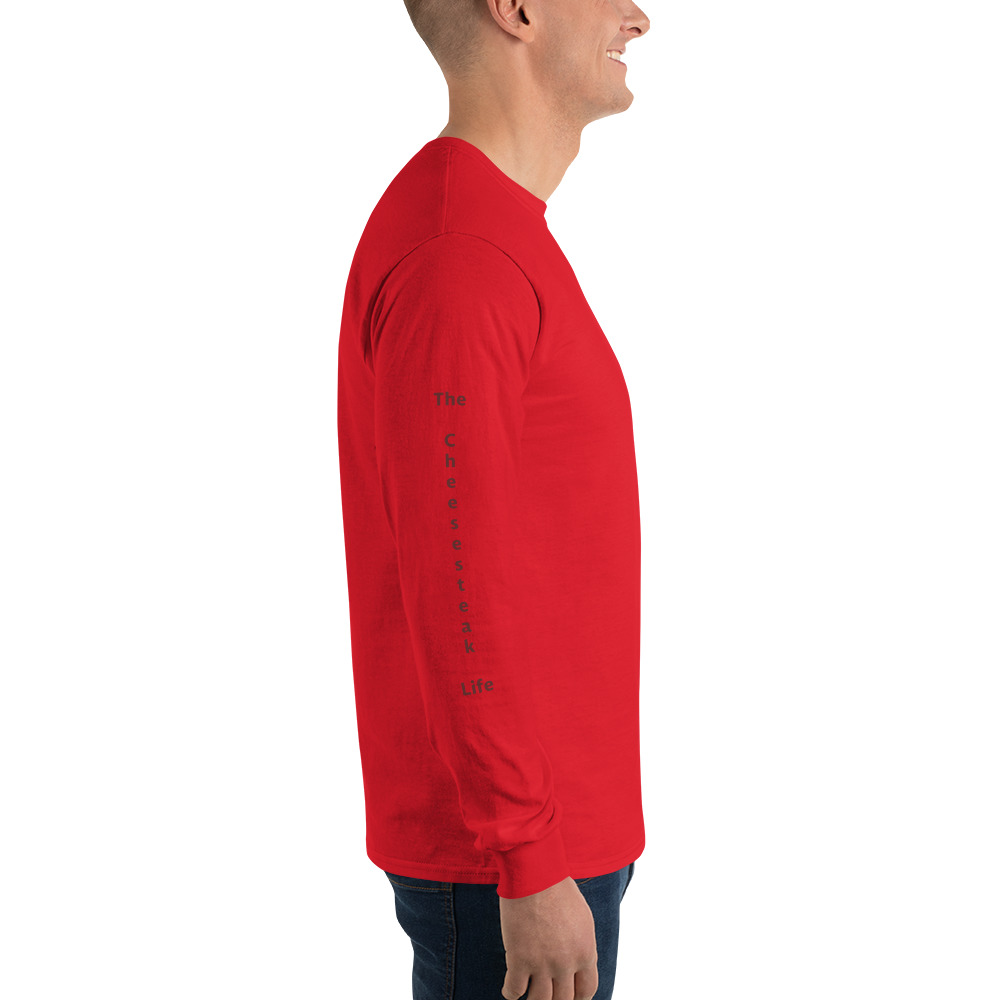 Long Sleeve T-Shirt - Cheesesteak Life - Amigo Dan - Cheesey Beach - TCL on arm - Image 7